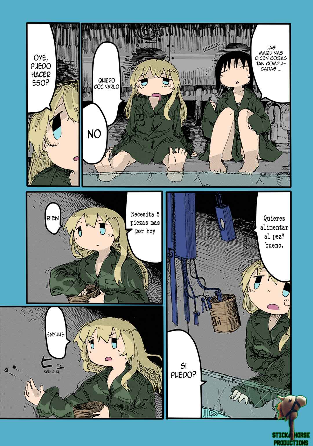 Shoujo Shuumatsu Ryokou (Fan Colored) Chapter 21 - Page 3