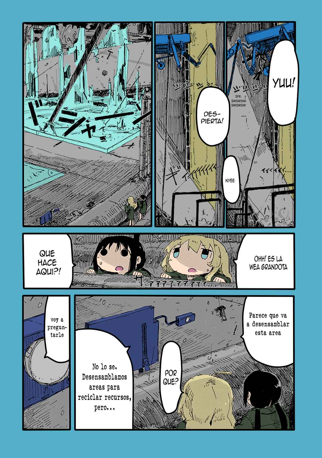 Shoujo Shuumatsu Ryokou (Fan Colored) Chapter 21 - Page 8