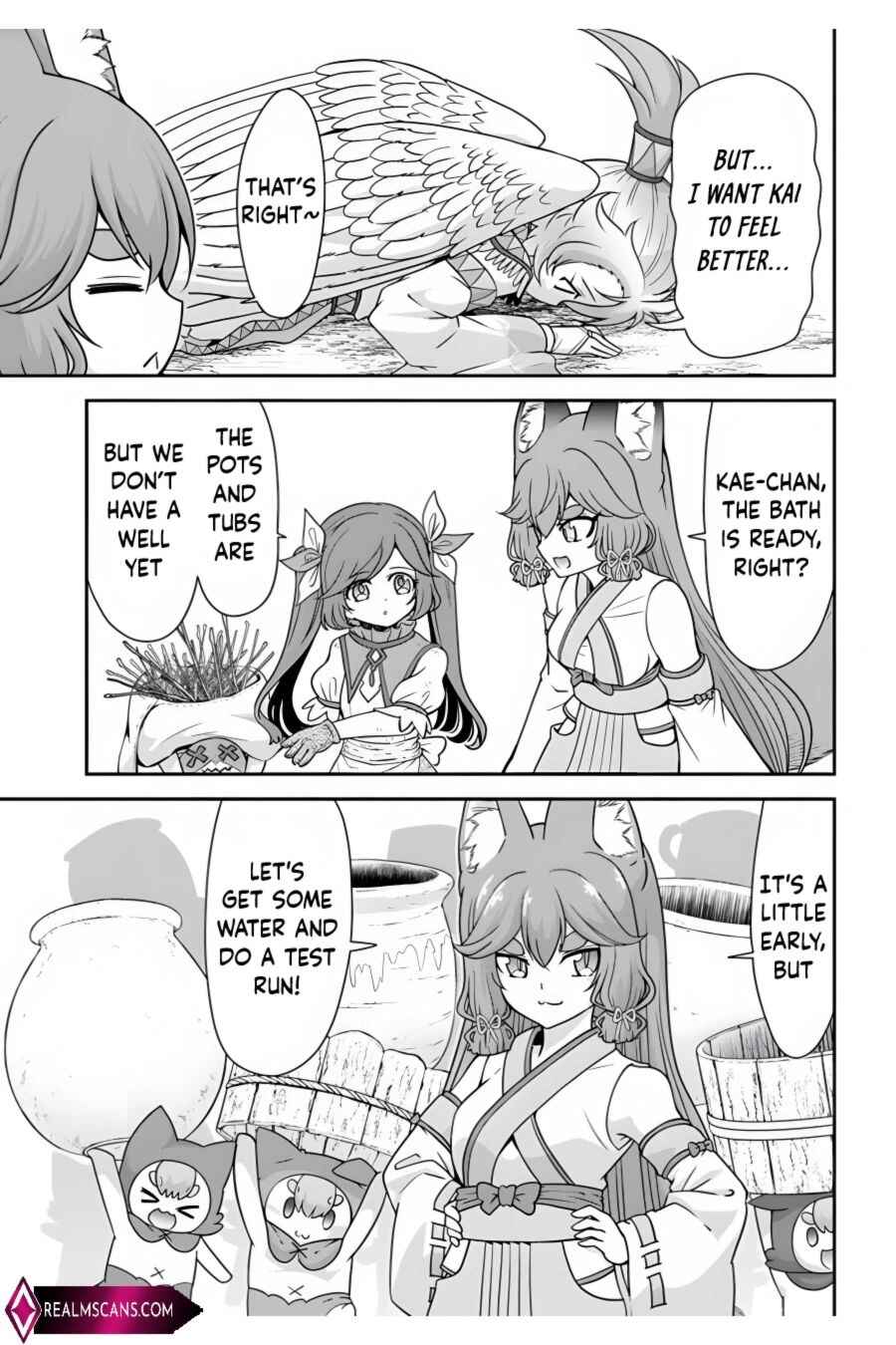 Tenohira Kaitaku Mura de Isekai Kenkokuki ~Fueteku Yome-tachi to Nonbiri Mujintou Life~ Chapter 33 - Page 10