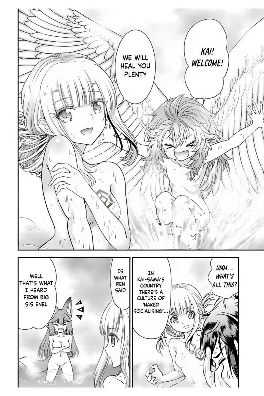 Tenohira Kaitaku Mura de Isekai Kenkokuki ~Fueteku Yome-tachi to Nonbiri Mujintou Life~ Chapter 33 - Page 18