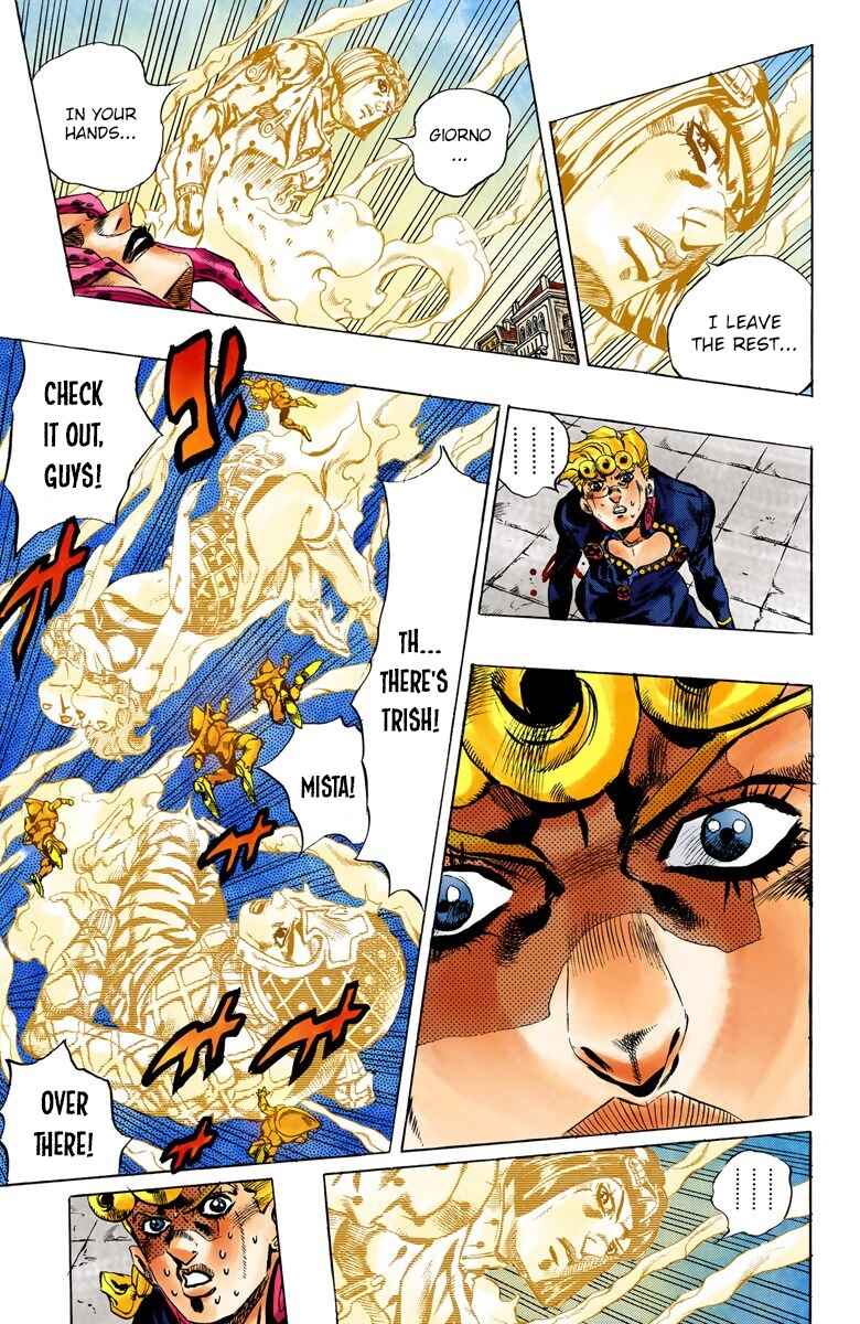 JoJo no Kimyou na Bouken: Part 5 - Ougon no Kaze Color-ban Chapter 145 - Page 15