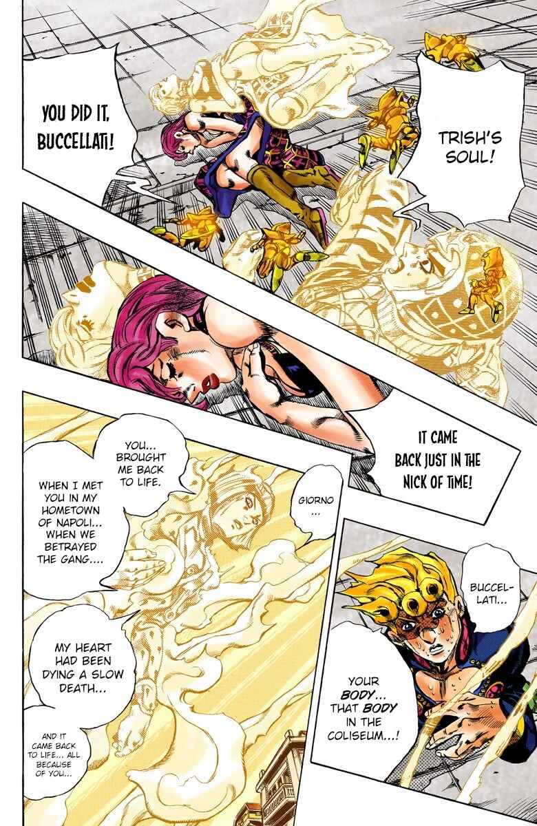 JoJo no Kimyou na Bouken: Part 5 - Ougon no Kaze Color-ban Chapter 145 - Page 16