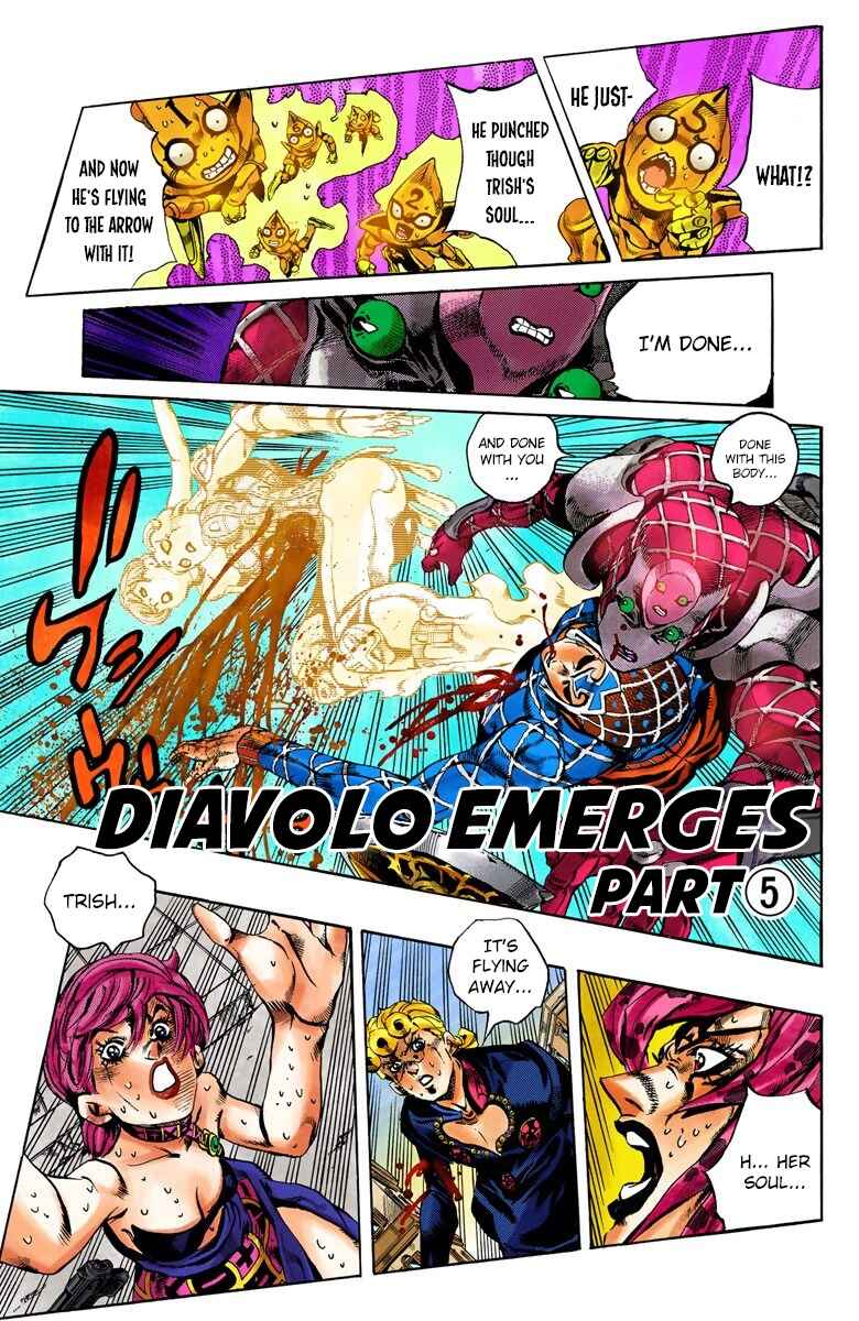 JoJo no Kimyou na Bouken: Part 5 - Ougon no Kaze Color-ban Chapter 145 - Page 2