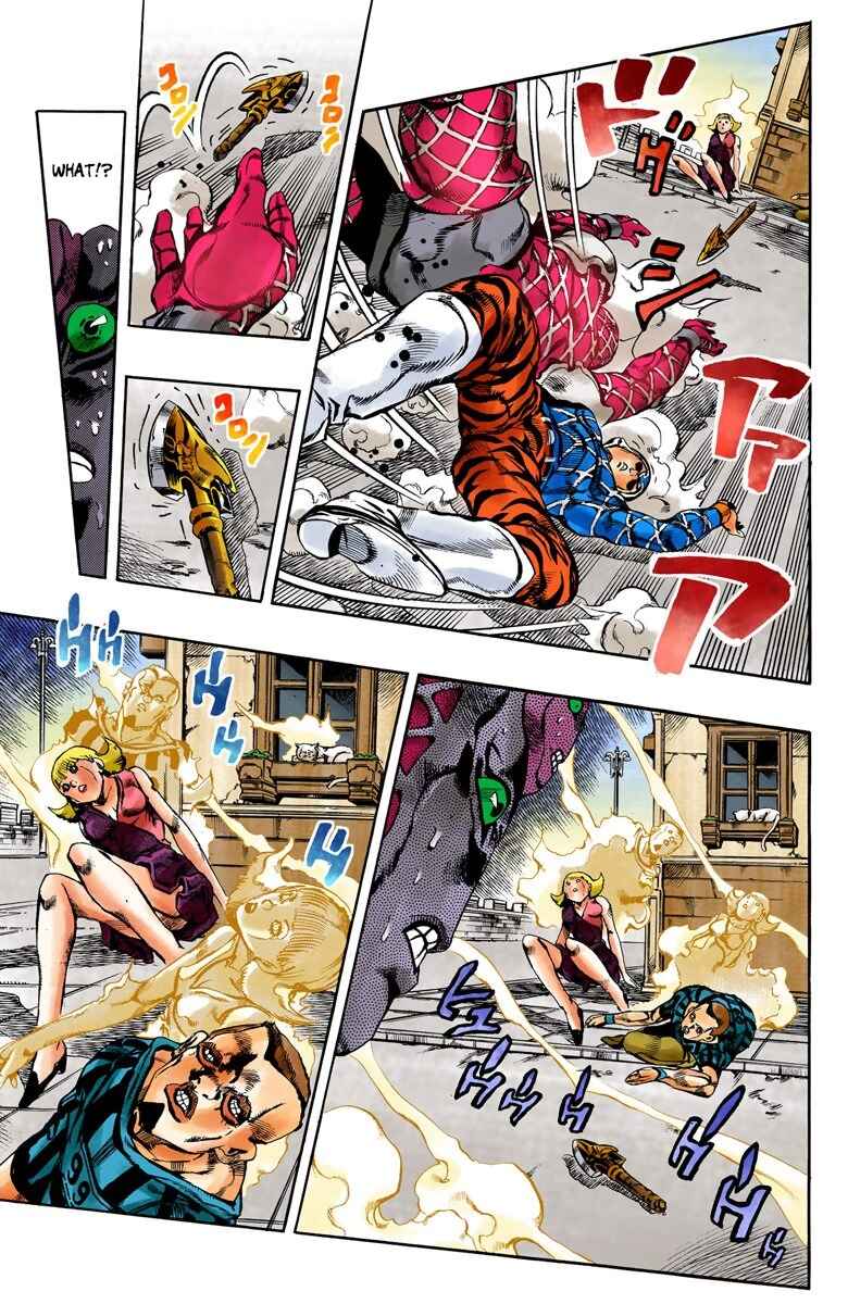 JoJo no Kimyou na Bouken: Part 5 - Ougon no Kaze Color-ban Chapter 145 - Page 9
