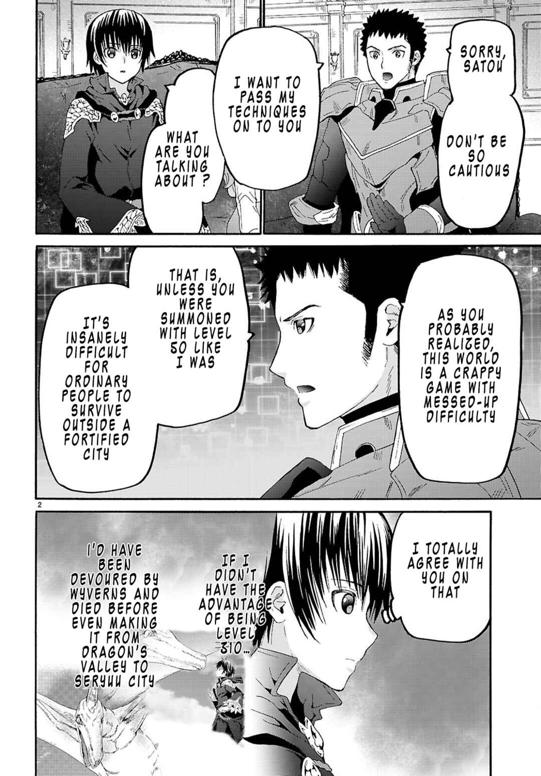 Death March kara Hajimaru Isekai Kyousoukyoku Chapter 132 - Page 2
