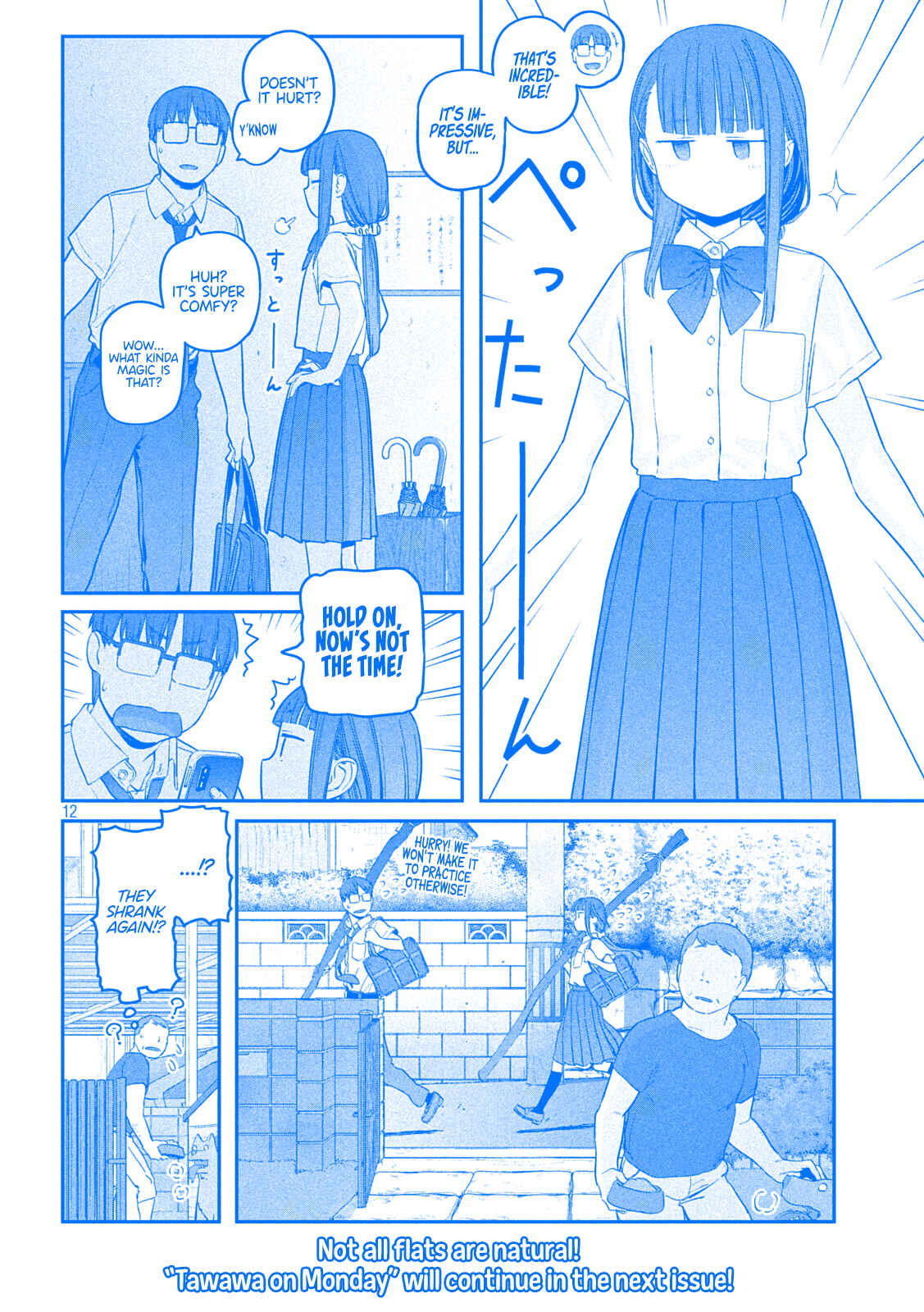 Getsuyoubi no Tawawa (Blue) (Fan Colored) Chapter 48 - Page 12