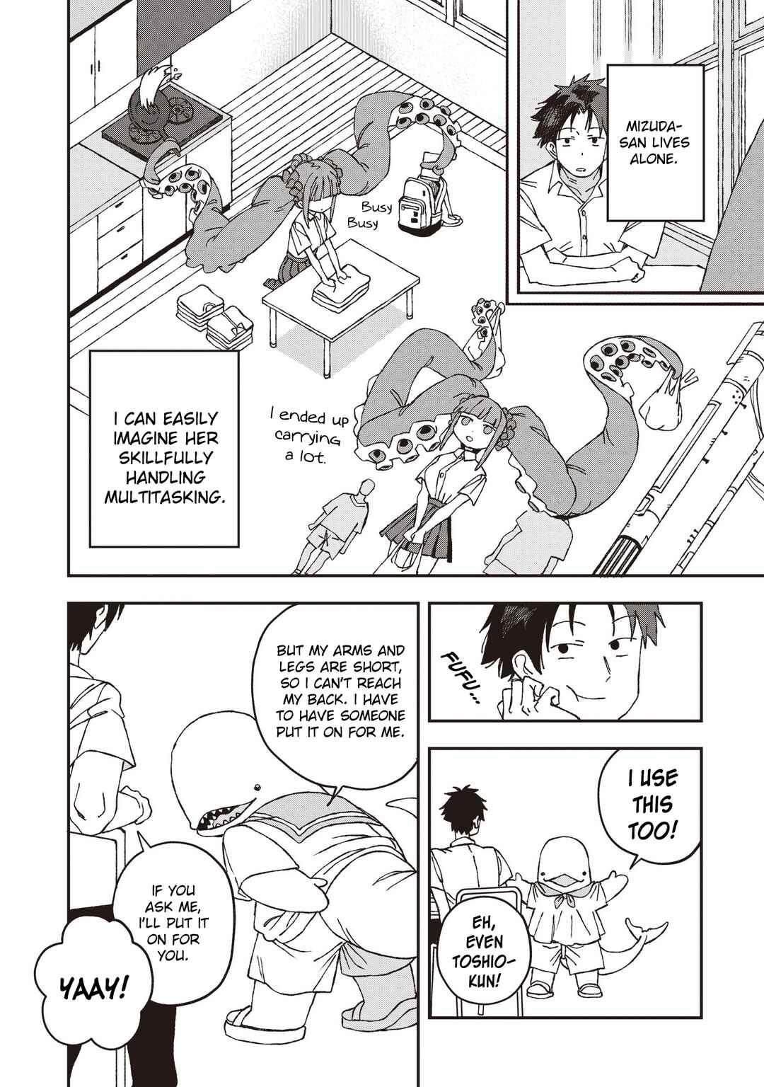 Mizudako-chan kara wa Nigerarenai! Chapter 32 - Page 4