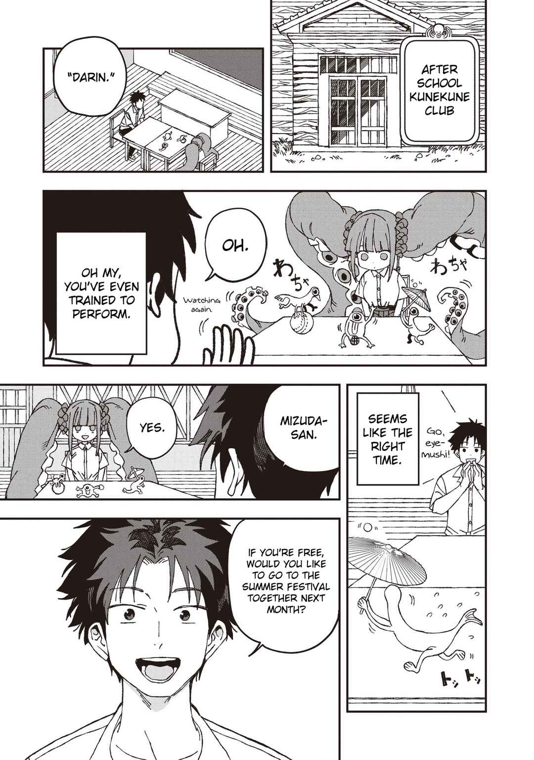 Mizudako-chan kara wa Nigerarenai! Chapter 32 - Page 7