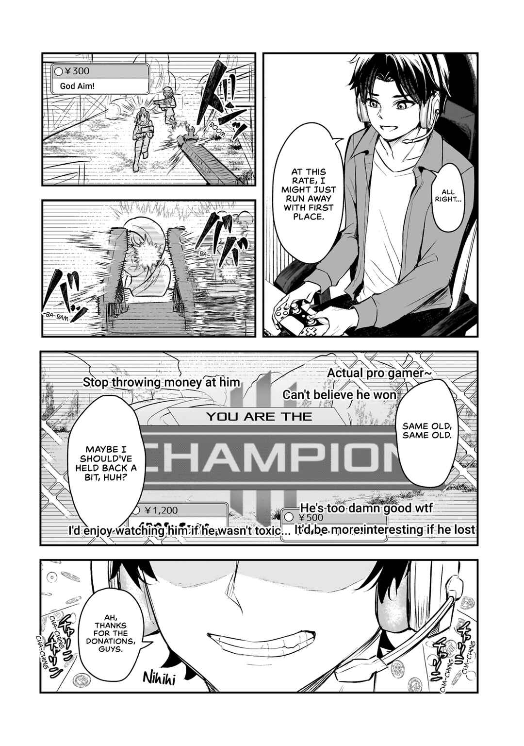 Aorikei Game Haishinsha (20-sai), Haishin no Kiri Wasure ni Yori Ii Hito Bare Suru. Chapter 1 - Page 3