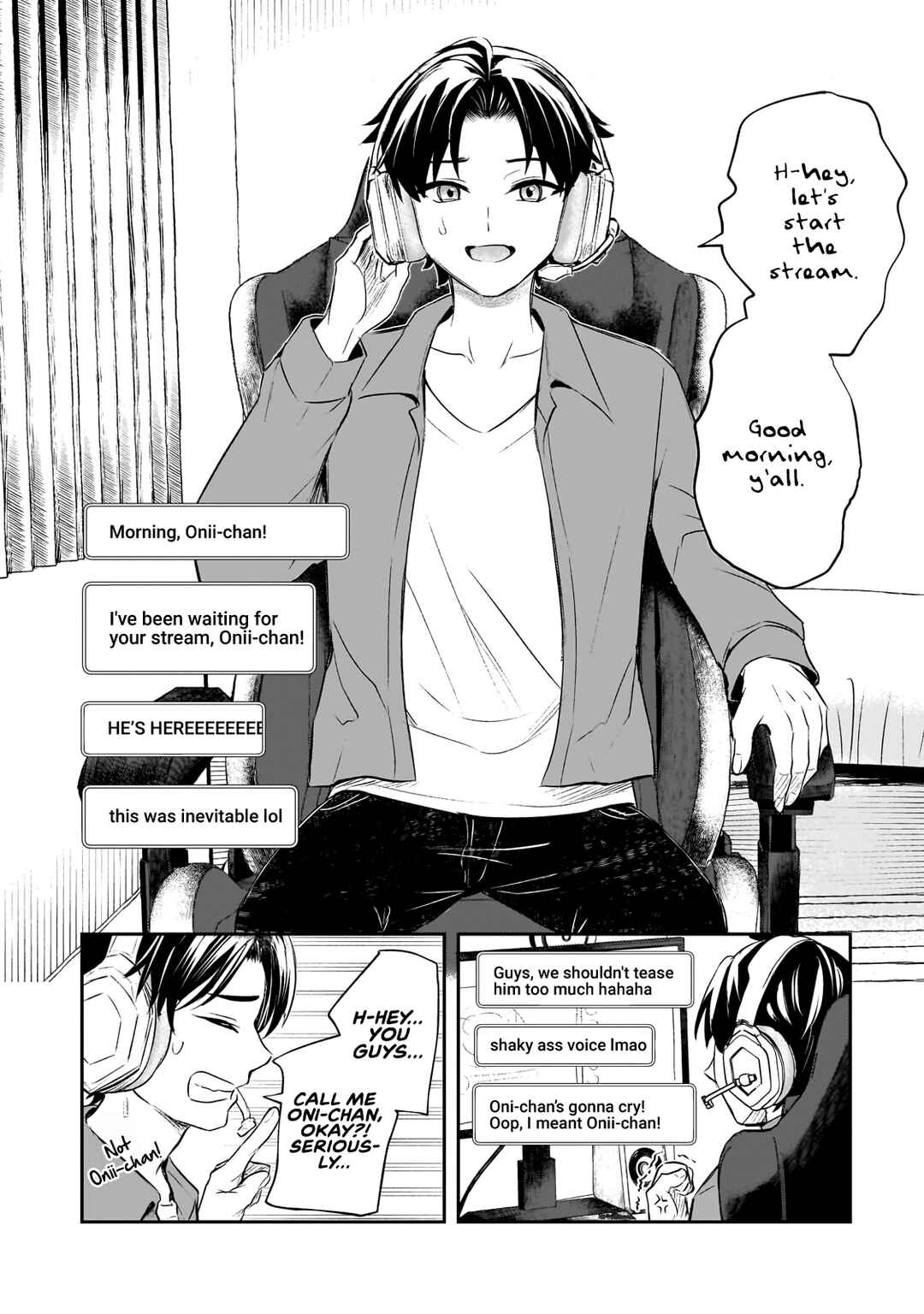 Aorikei Game Haishinsha (20-sai), Haishin no Kiri Wasure ni Yori Ii Hito Bare Suru. Chapter 1 - Page 30