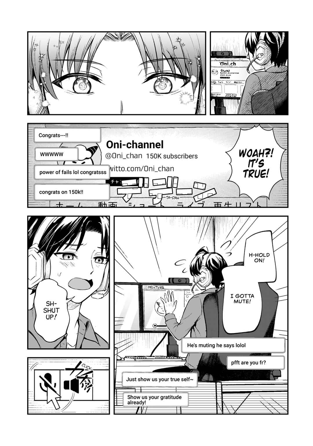 Aorikei Game Haishinsha (20-sai), Haishin no Kiri Wasure ni Yori Ii Hito Bare Suru. Chapter 1 - Page 38