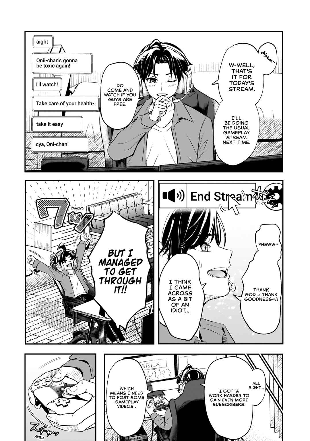Aorikei Game Haishinsha (20-sai), Haishin no Kiri Wasure ni Yori Ii Hito Bare Suru. Chapter 1 - Page 41