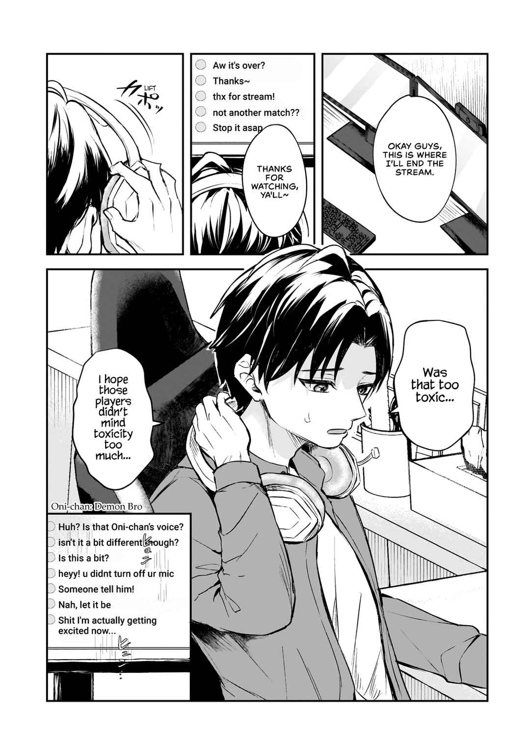 Aorikei Game Haishinsha (20-sai), Haishin no Kiri Wasure ni Yori Ii Hito Bare Suru. Chapter 1 - Page 6