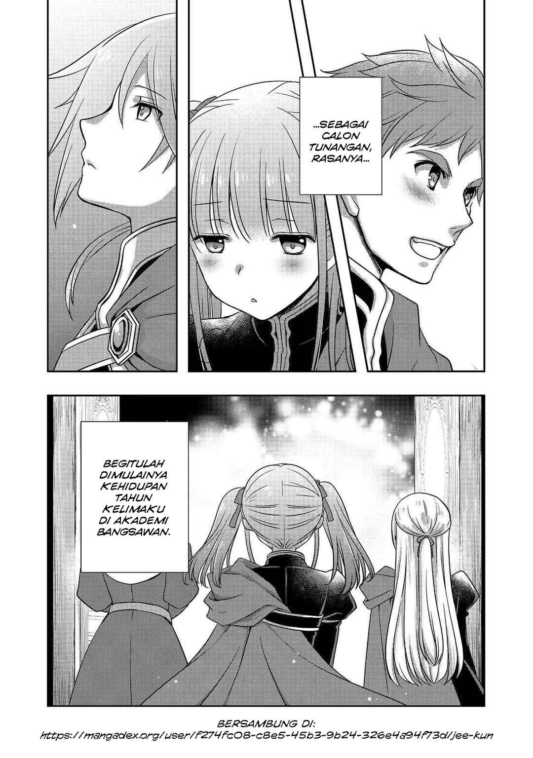 Honzuki no Gekokujou: Hannerōre no Kizoku-in Gonensei Ichi - Koishite Mitai O'hime-sama Chapter 1 - Page 29