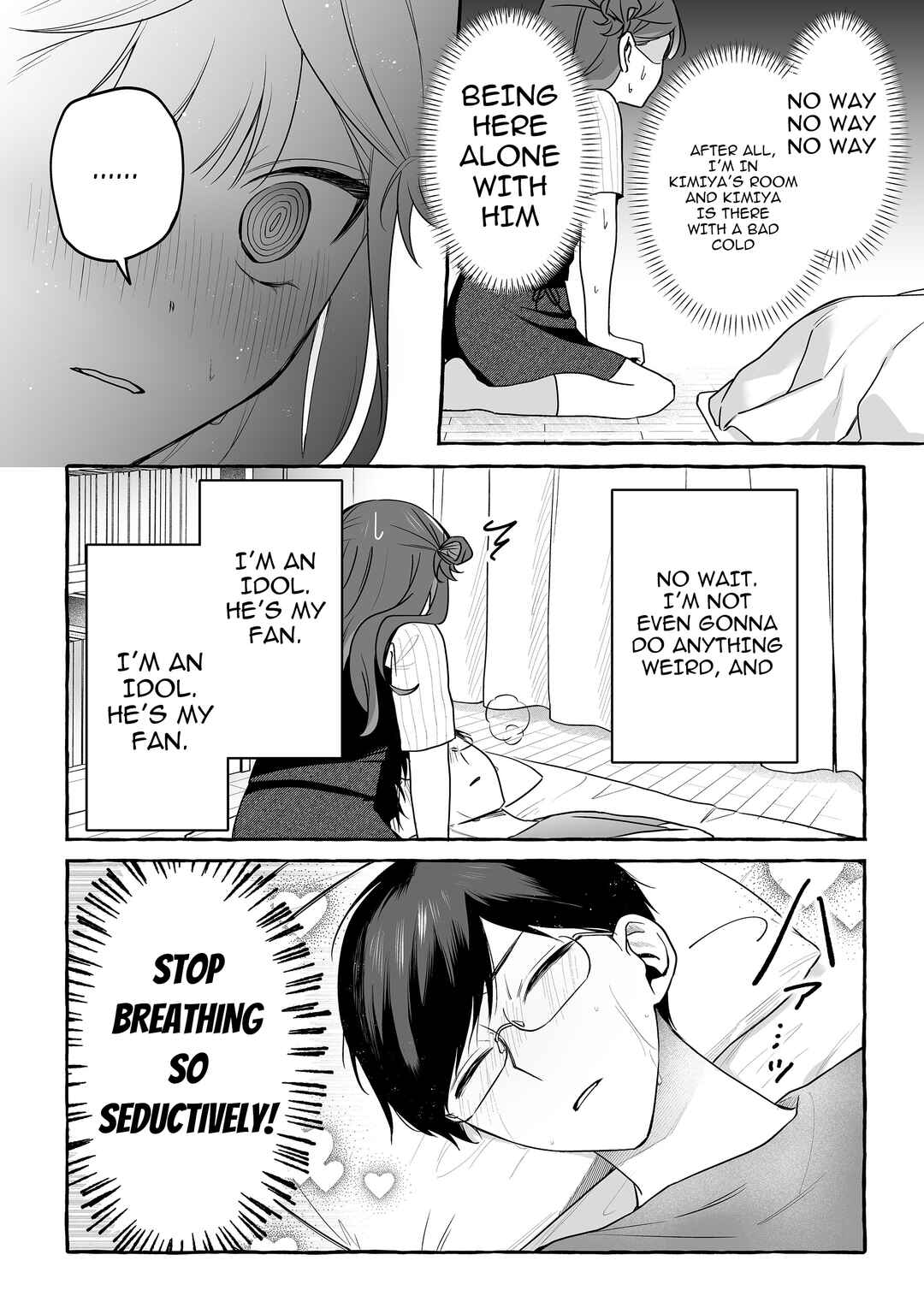 Damedol to Sekai ni 1-nin dake no Fan Chapter 44 - Page 2