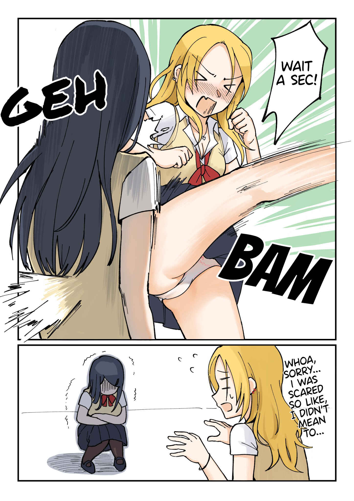 1 RT de nakawarui nonke joshi tachi ga 1 byou kiss suru Chapter 5 - Page 1