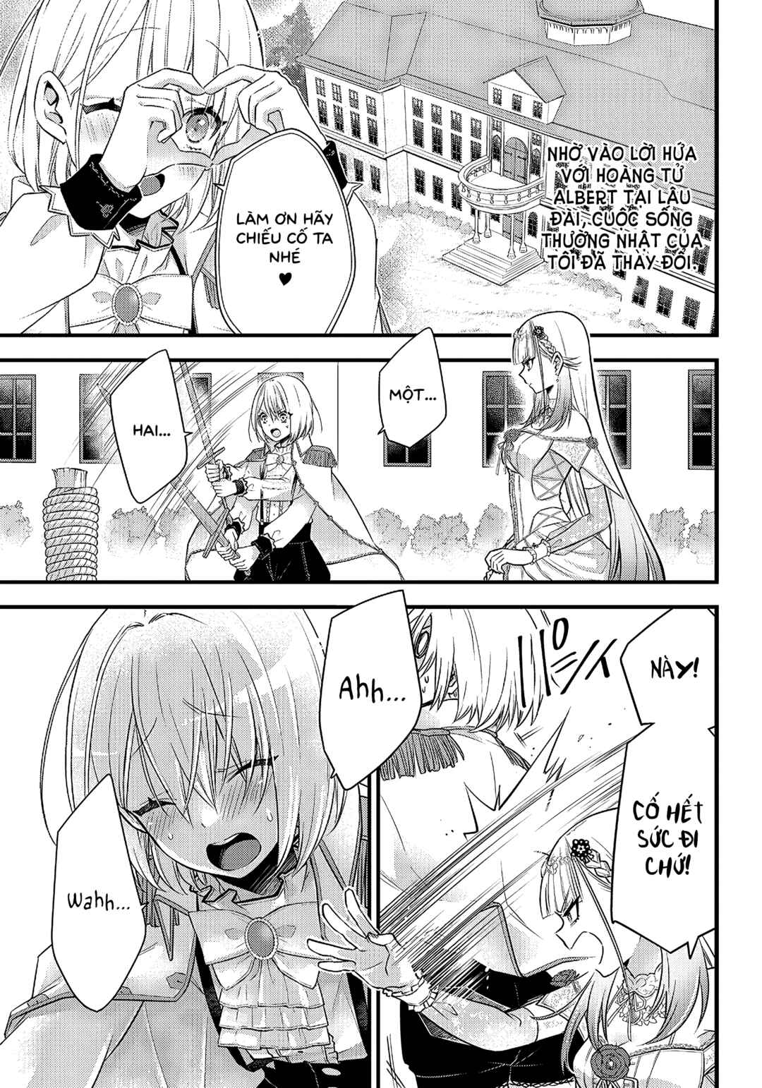 Savage Fang Ojou-sama: Shijou Saikyou no Youhei wa Shijou Saikyou no Bougyaku Reijou to Natte Nidome no Sekai o Musou suru Chapter 6 - Page 2