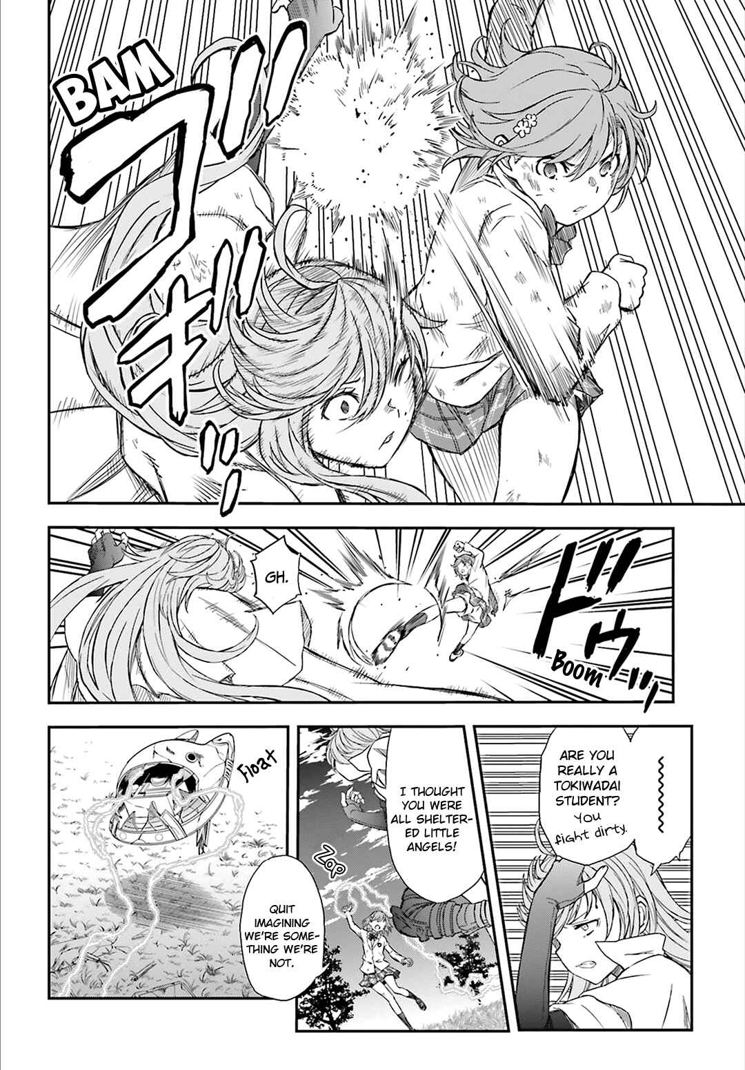 Toaru Majutsu no Index Gaiden: Toaru Kagaku no Railgun Chapter 122 - Page 14