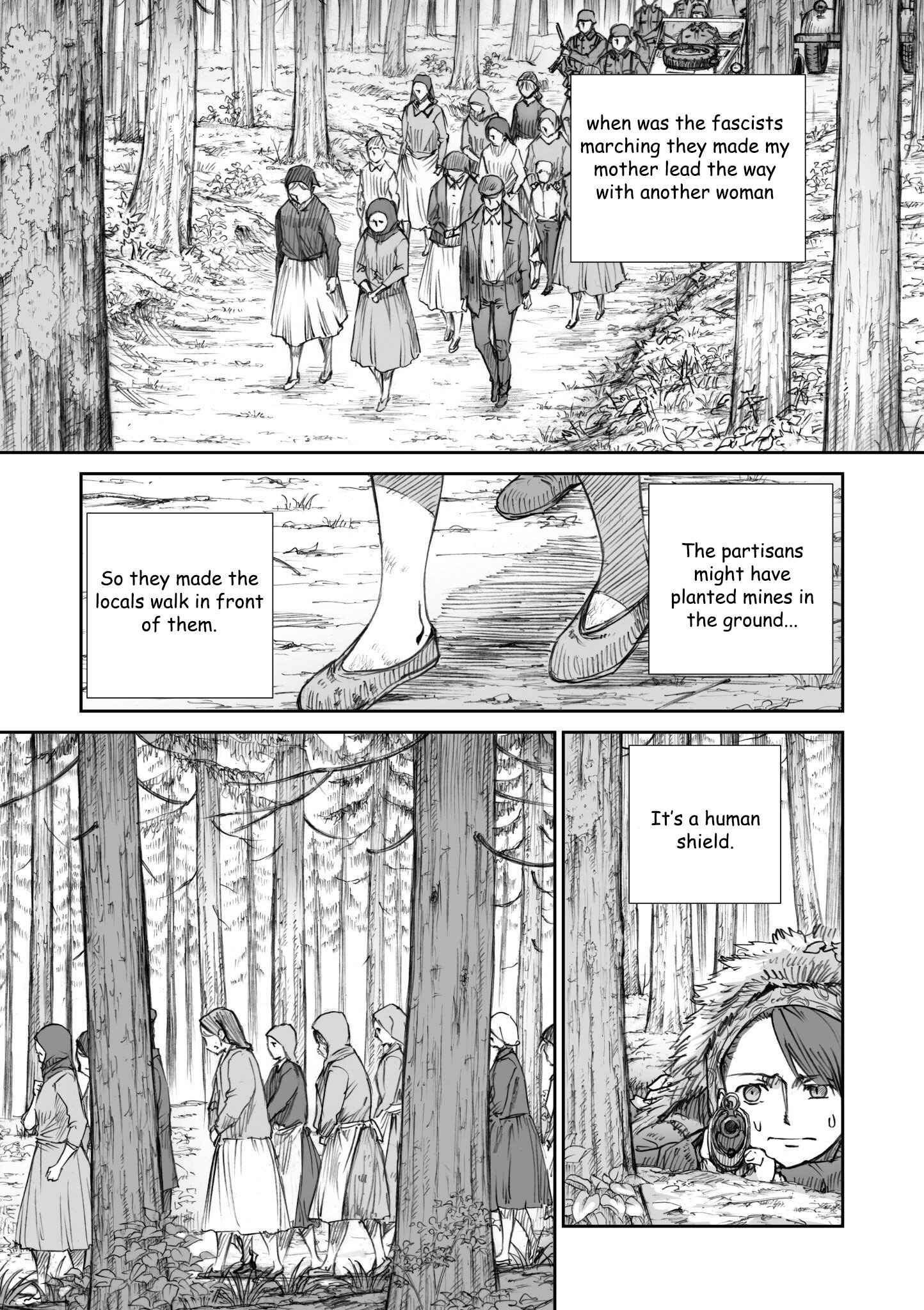 Sensou wa Onna no Kao wo Shiteinai Chapter 14 - Page 3