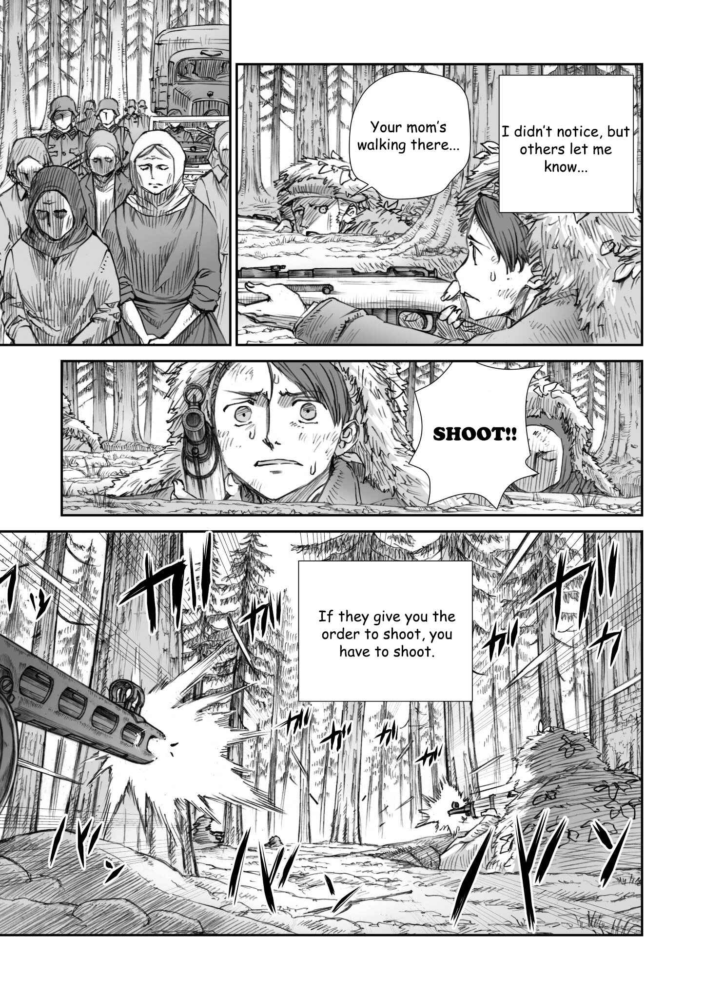 Sensou wa Onna no Kao wo Shiteinai Chapter 14 - Page 5