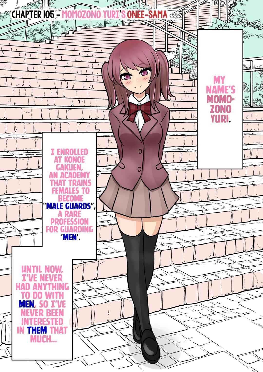 Danjo-hi 1:39 no Heikou Sekai wa Omoi no Hoka Futsuu (Fan Colored) Chapter 105 - Page 1