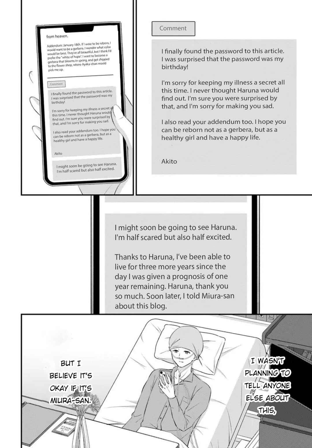 Yomei Ichinen to Senkokusareta Boku ga, Yomei Hantoshi no Kimi to Deatta Hanashi Chapter 15 - Page 37