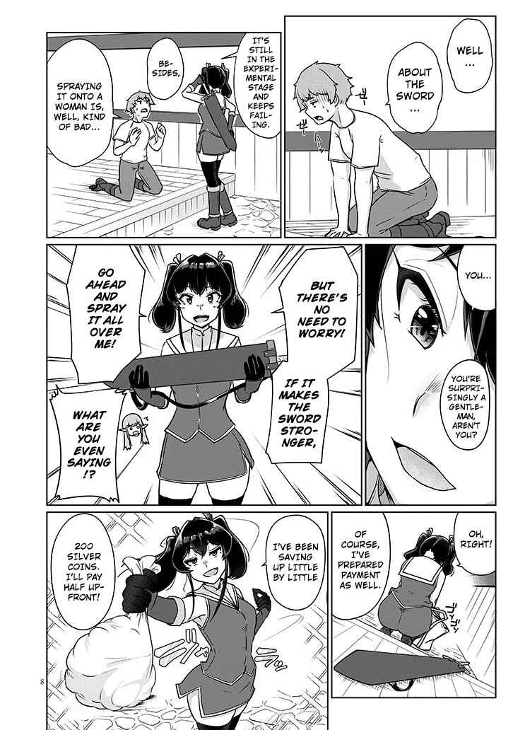 Seieki Kajiya no Eroranta Chapter 2.1 - Page 8