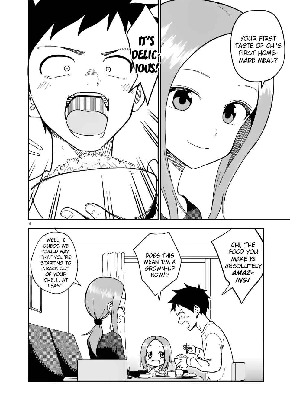 Karakai Jouzu no (Moto) Takagi-san Chapter 174 - Page 8