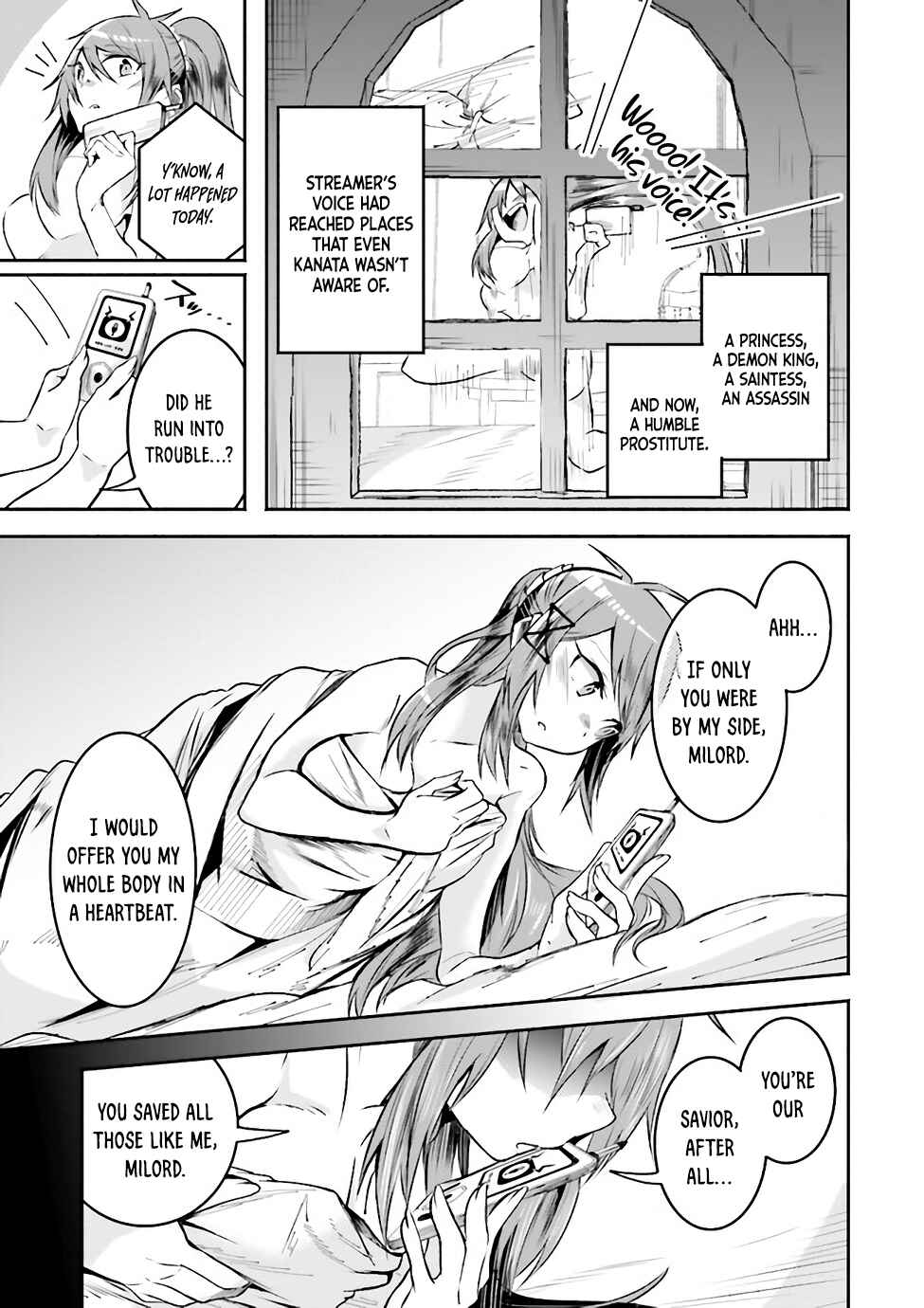Isekai de Haishin Katsudou wo Shitara Tairyou no Yandere Shinja wo Umidashite Shimatta Ken Chapter 9 - Page 5