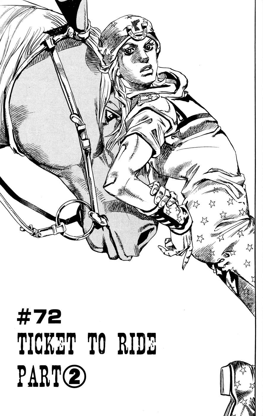JoJo no Kimyou na Bouken: Part 7 - Steel Ball Run Chapter 72 - Page 1