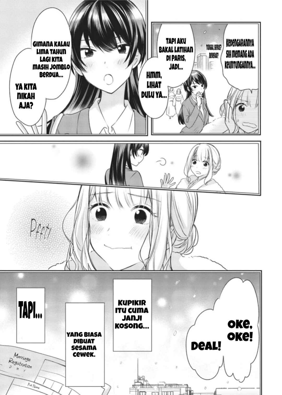 Onna Tomodachi to Kekkon Shitemita. Chapter 1 - Page 13
