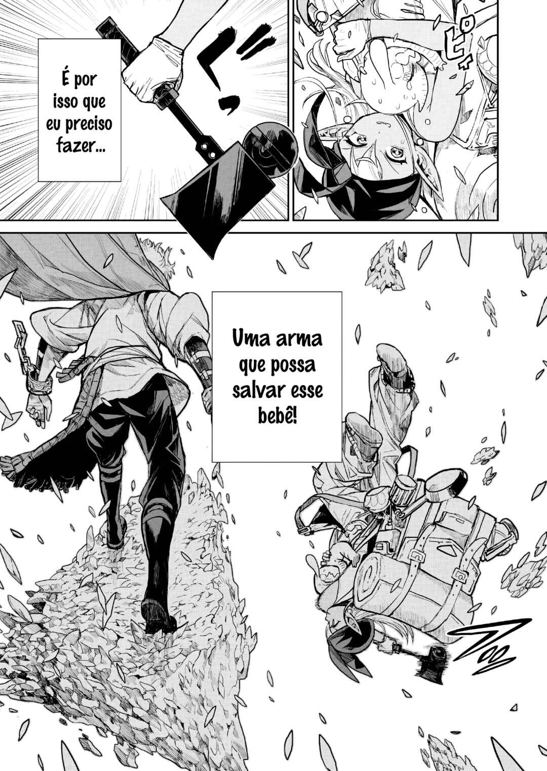 Abandoned: Tsuyosugite Buki ga Kowareru Yuusha to Buki Shokunin no Elf Chapter 5 - Page 9