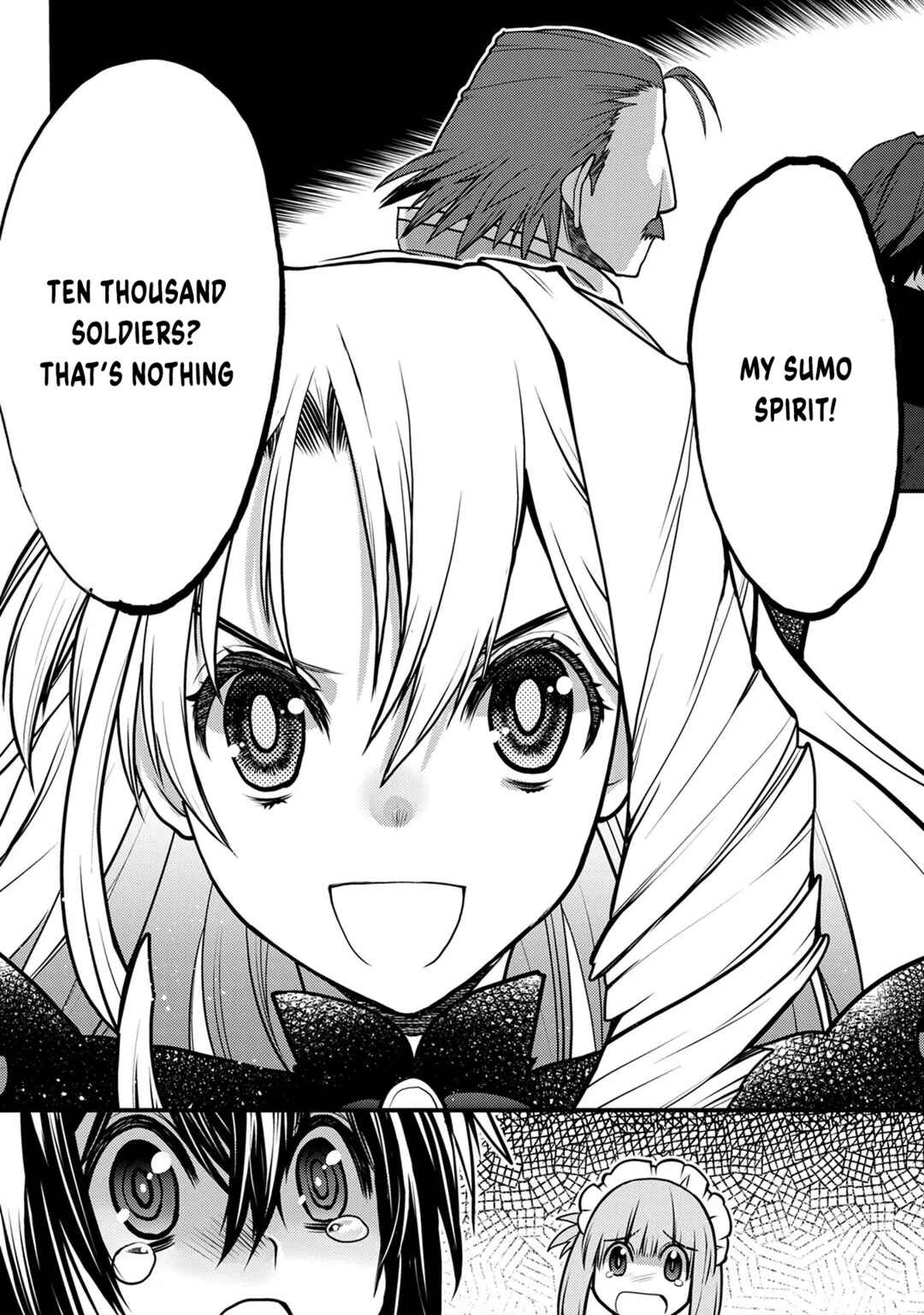 Oozumou Reijou ~Seijo ni Hirateuchi wo Kuratta Shunkan Sumou Budatta Zense wo Omoidashita Akuyaku Reijou no Watashi wa sute Neko Ouji ni Chanko wo Furumaitai Haadosukoidosukoi~ Chapter 6 - Page 36