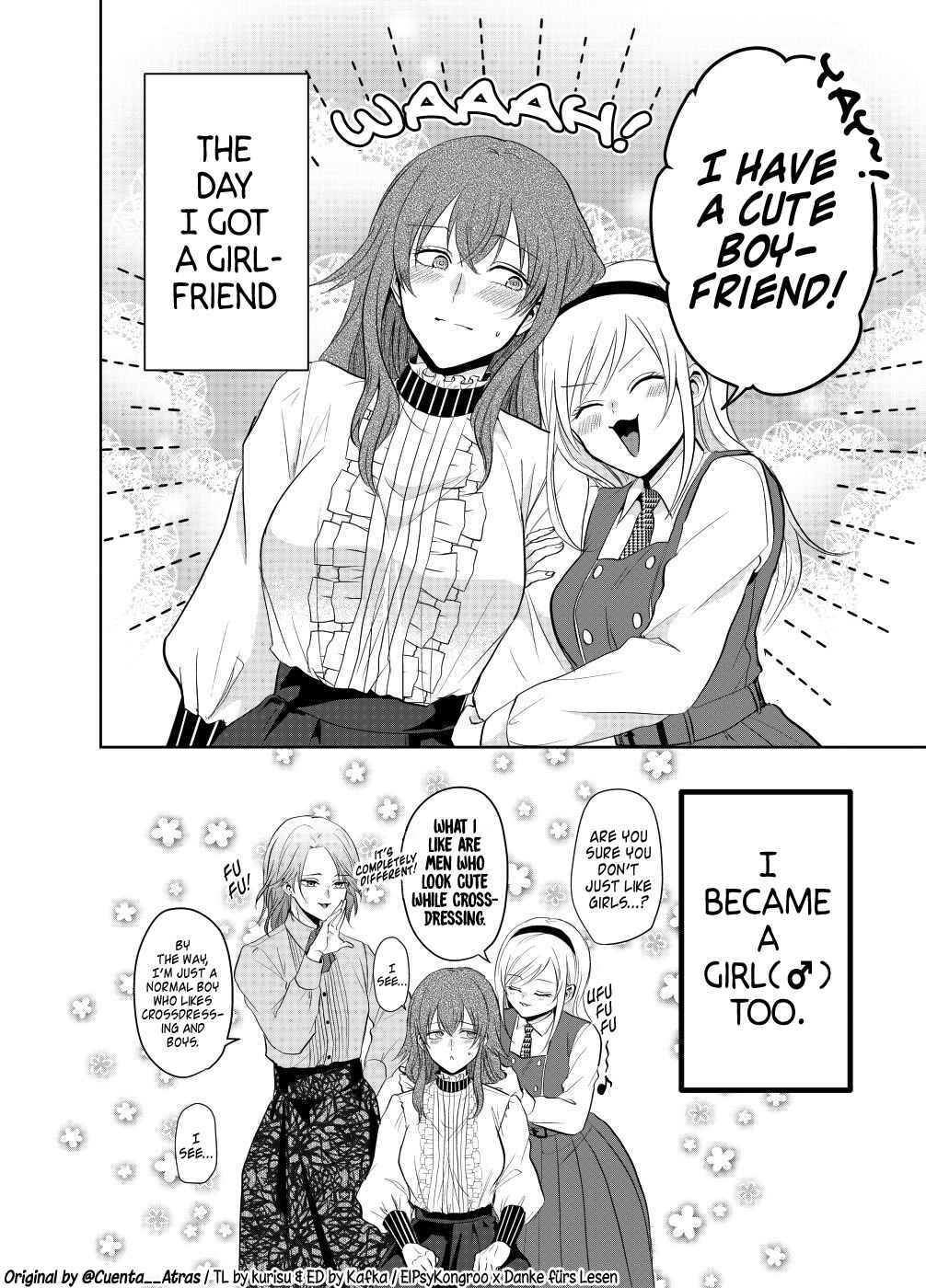 I Confessed To A Girl And She Made Me A Girl Too! Chapter ? - Page 4