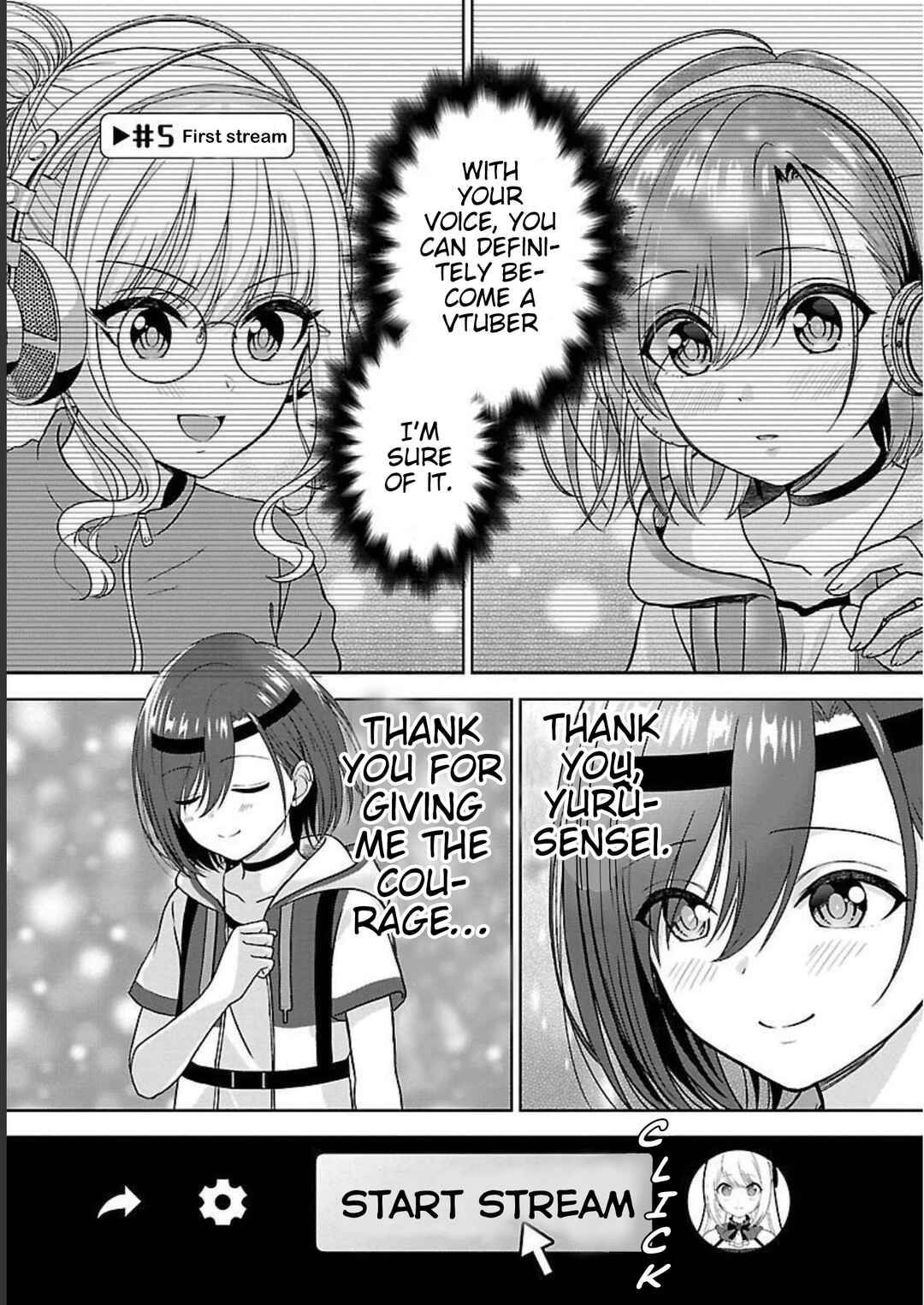 Shitsurenshita node Vtuber Hajimetara Toshiue no Onee-san ni Motemashita Chapter 5 - Page 1