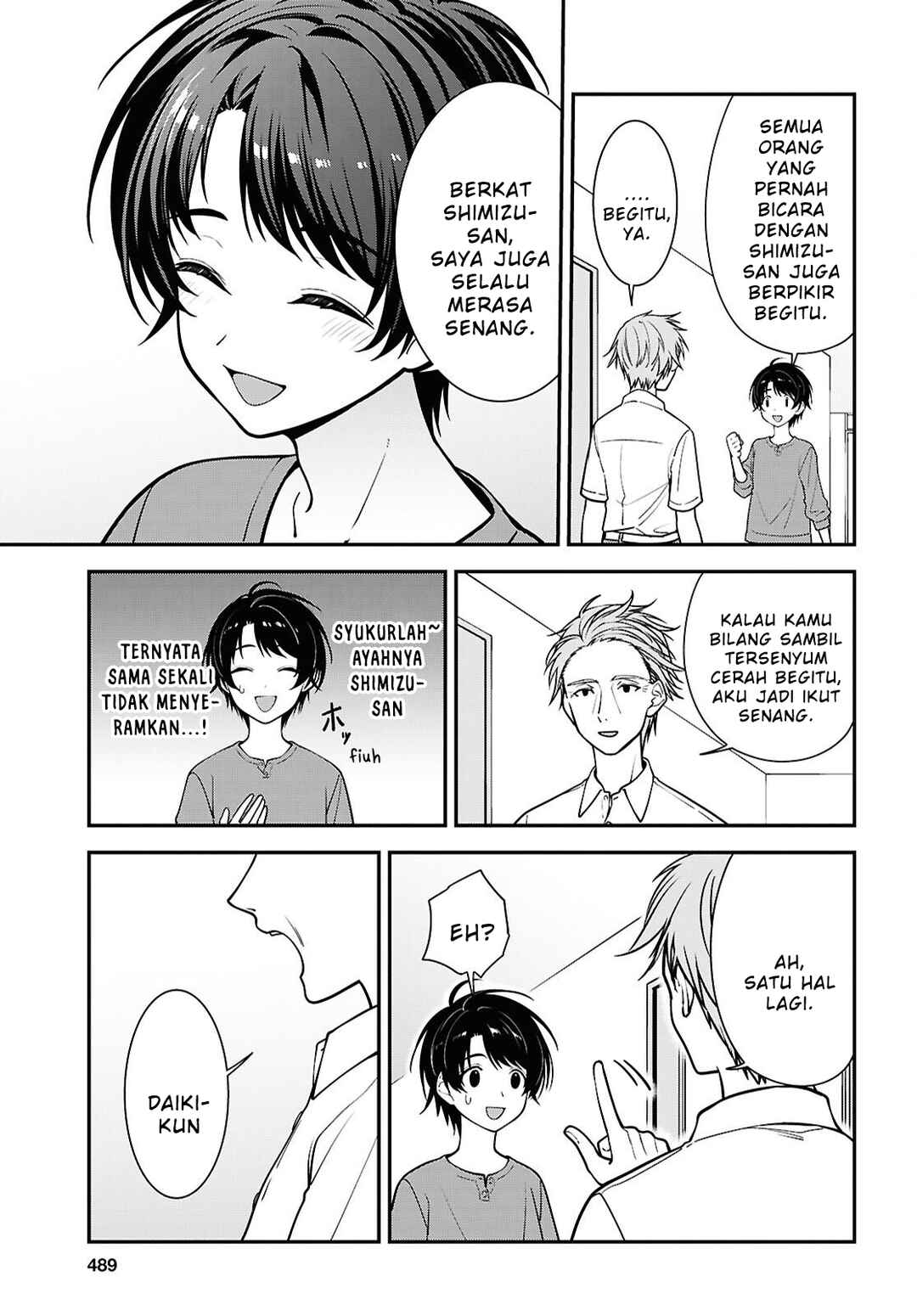 Tonari no Seki no Yankee Shimizu-san ga Kami wo Kuroku Sometekita Chapter 18 - Page 15