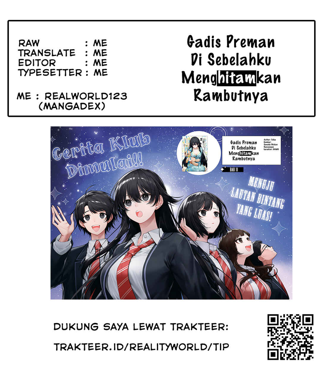 Tonari no Seki no Yankee Shimizu-san ga Kami wo Kuroku Sometekita Chapter 18 - Page 32