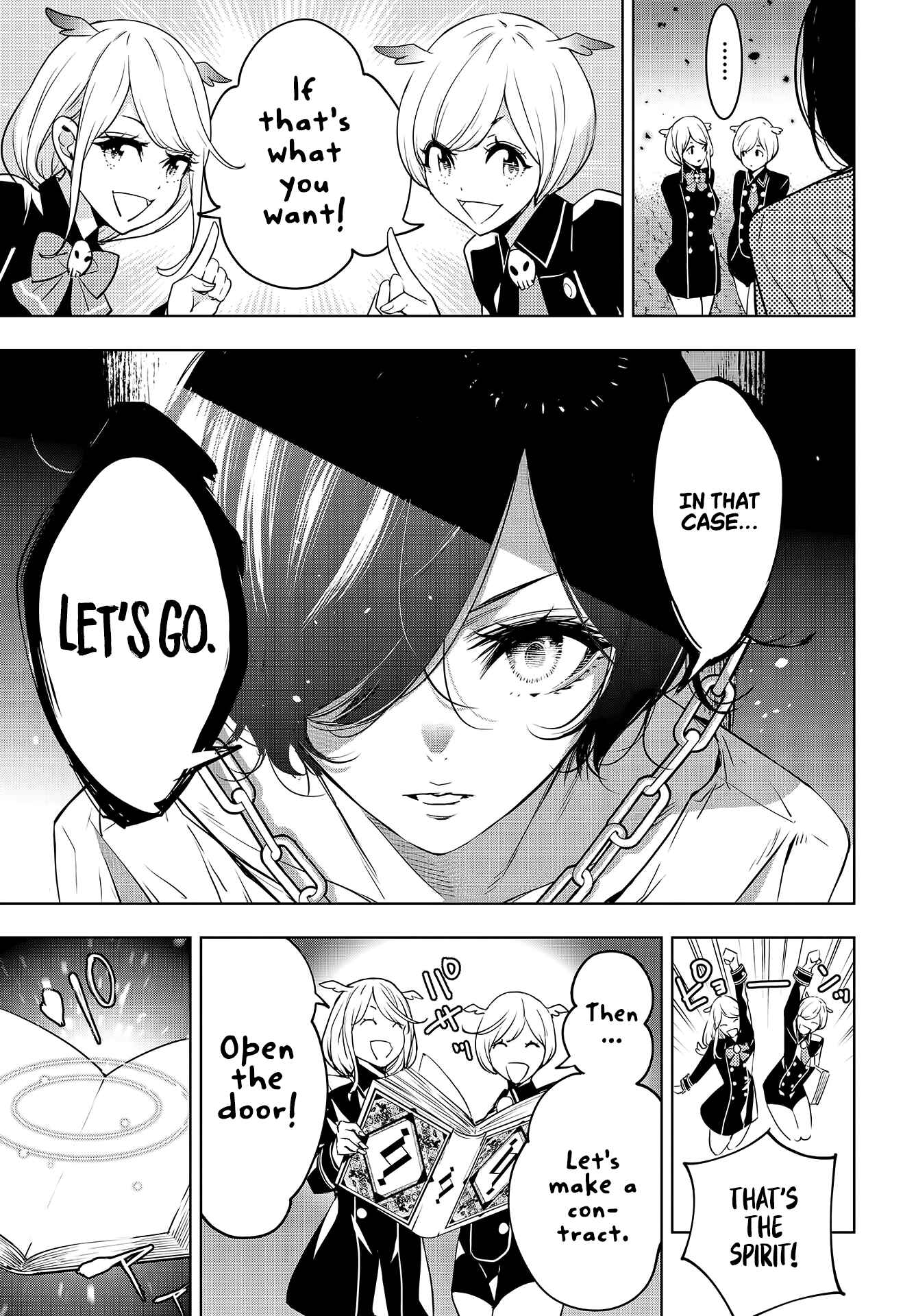 Majo Taisen - 32-nin no Isai no Majo wa Koroshiau Chapter 1 - Page 21