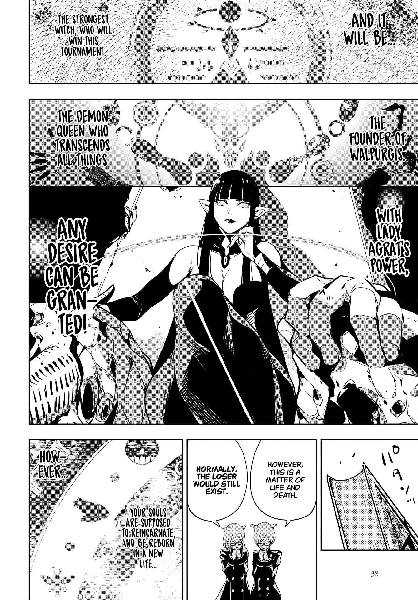 Majo Taisen - 32-nin no Isai no Majo wa Koroshiau Chapter 1 - Page 35