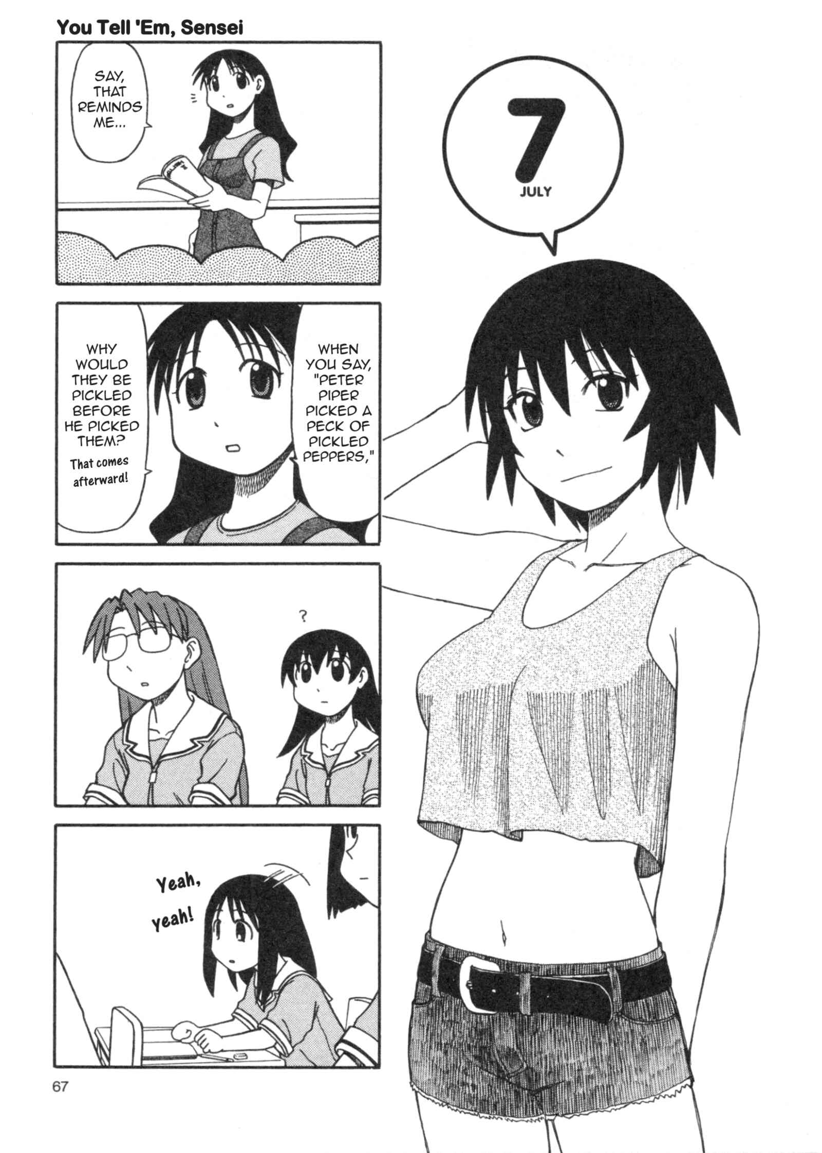 Azumanga Daioh (2009 Print) Chapter 16 - Page 1