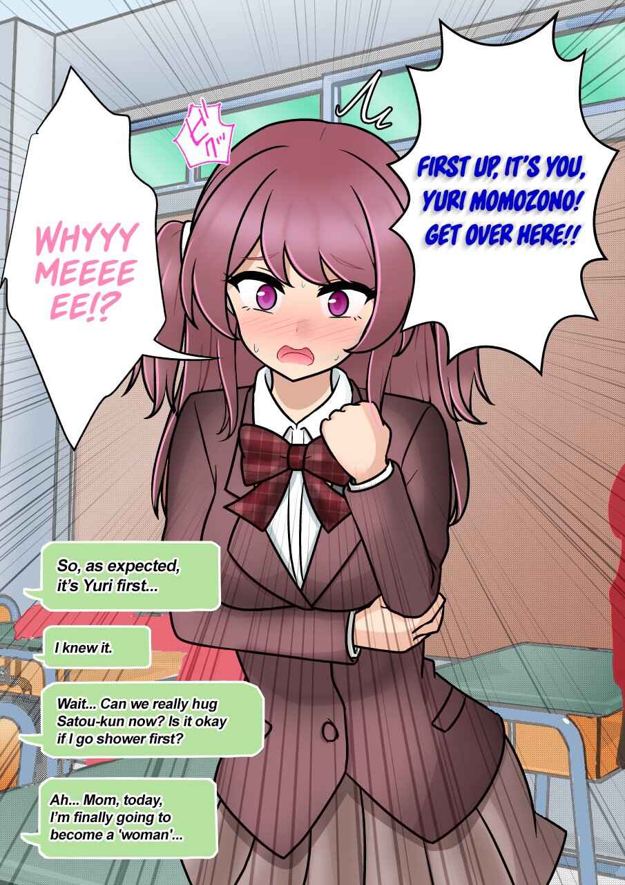 Danjo-hi 1:39 no Heikou Sekai wa Omoi no Hoka Futsuu (Fan Colored) Chapter 170 - Page 8
