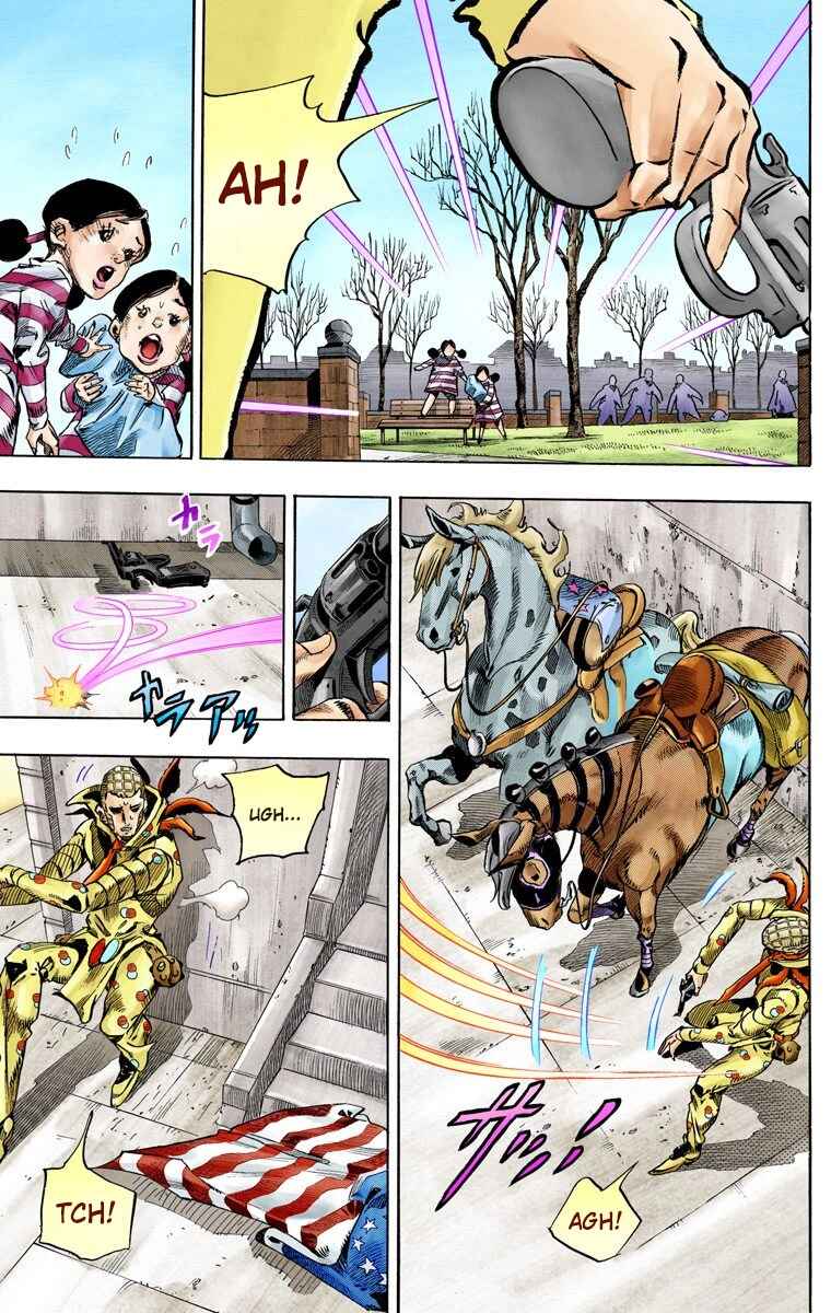 JoJo no Kimyou na Bouken: Part 7 - Steel Ball Run Color-ban Chapter 67 - Page 35