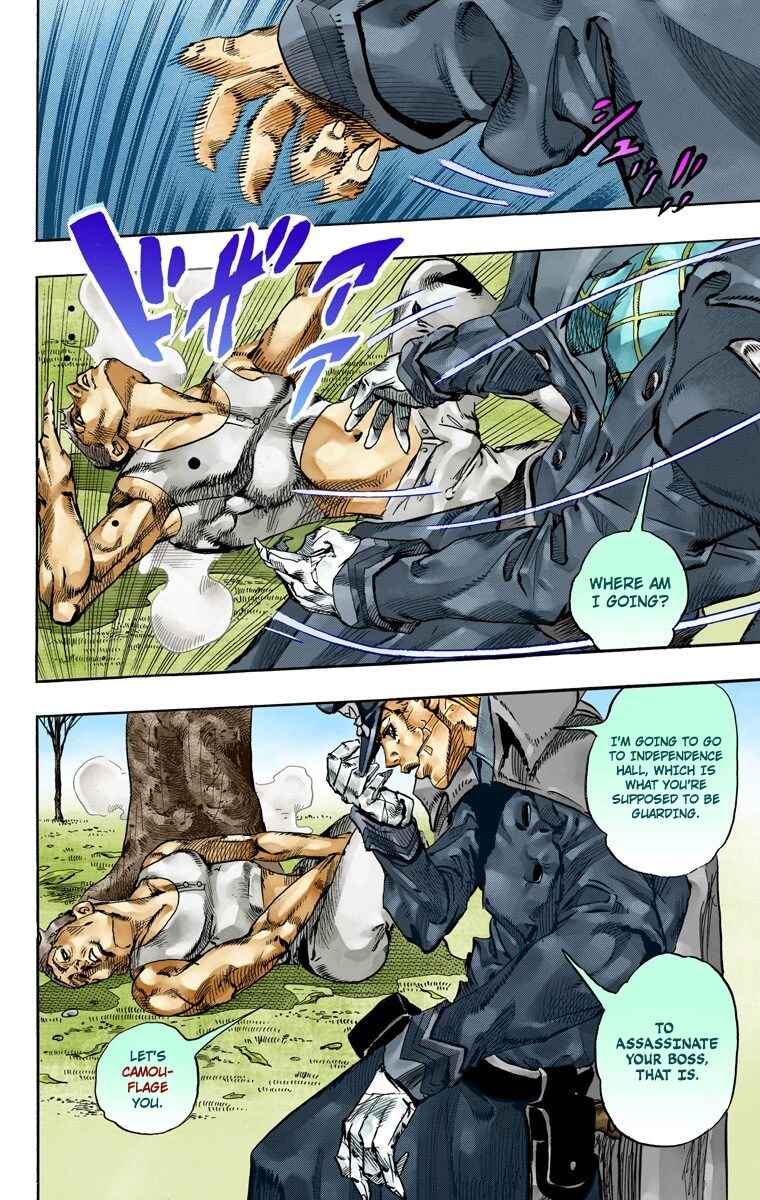 JoJo no Kimyou na Bouken: Part 7 - Steel Ball Run Color-ban Chapter 67 - Page 43