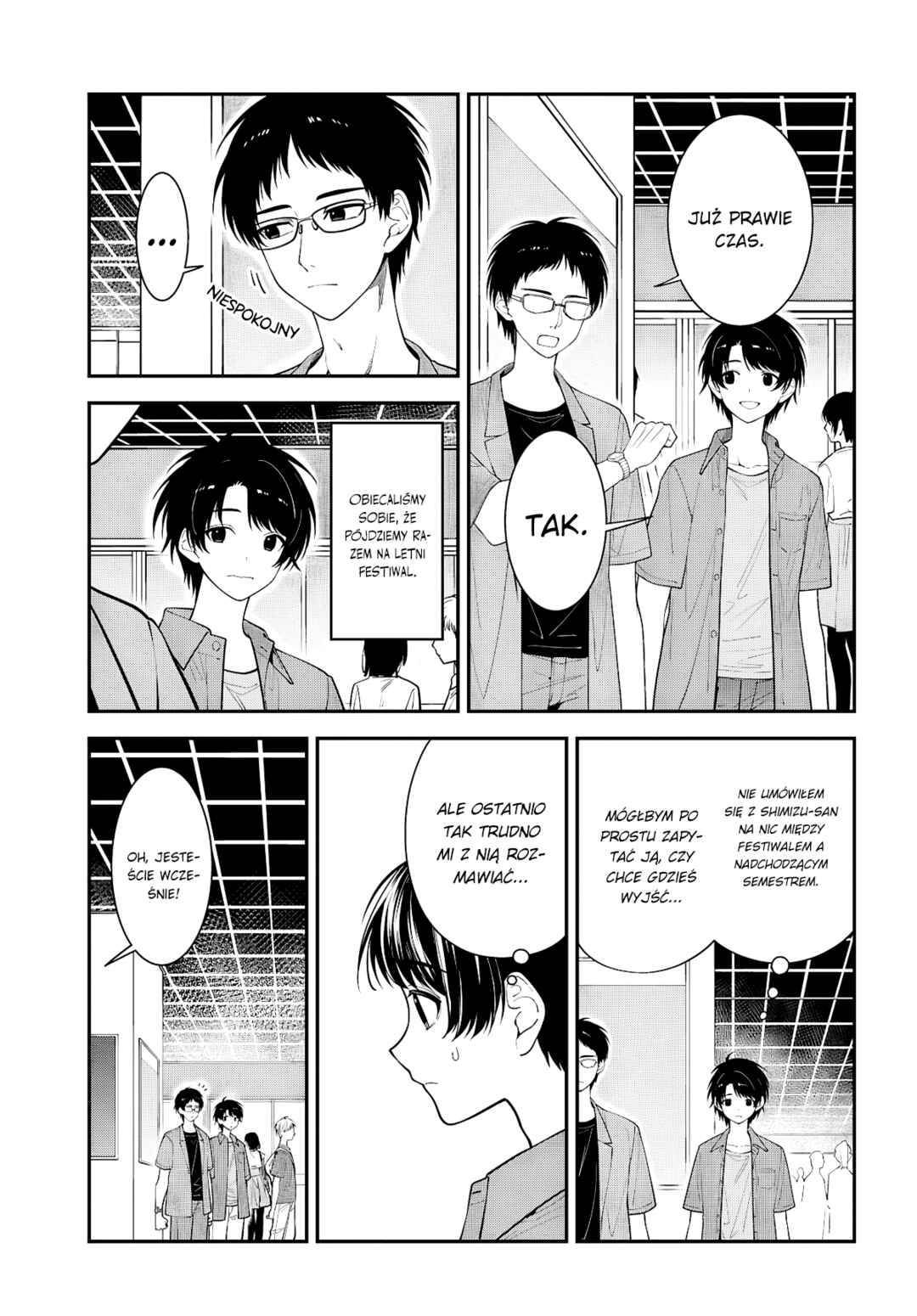 Tonari no Seki no Yankee Shimizu-san ga Kami wo Kuroku Sometekita Chapter 16 - Page 5