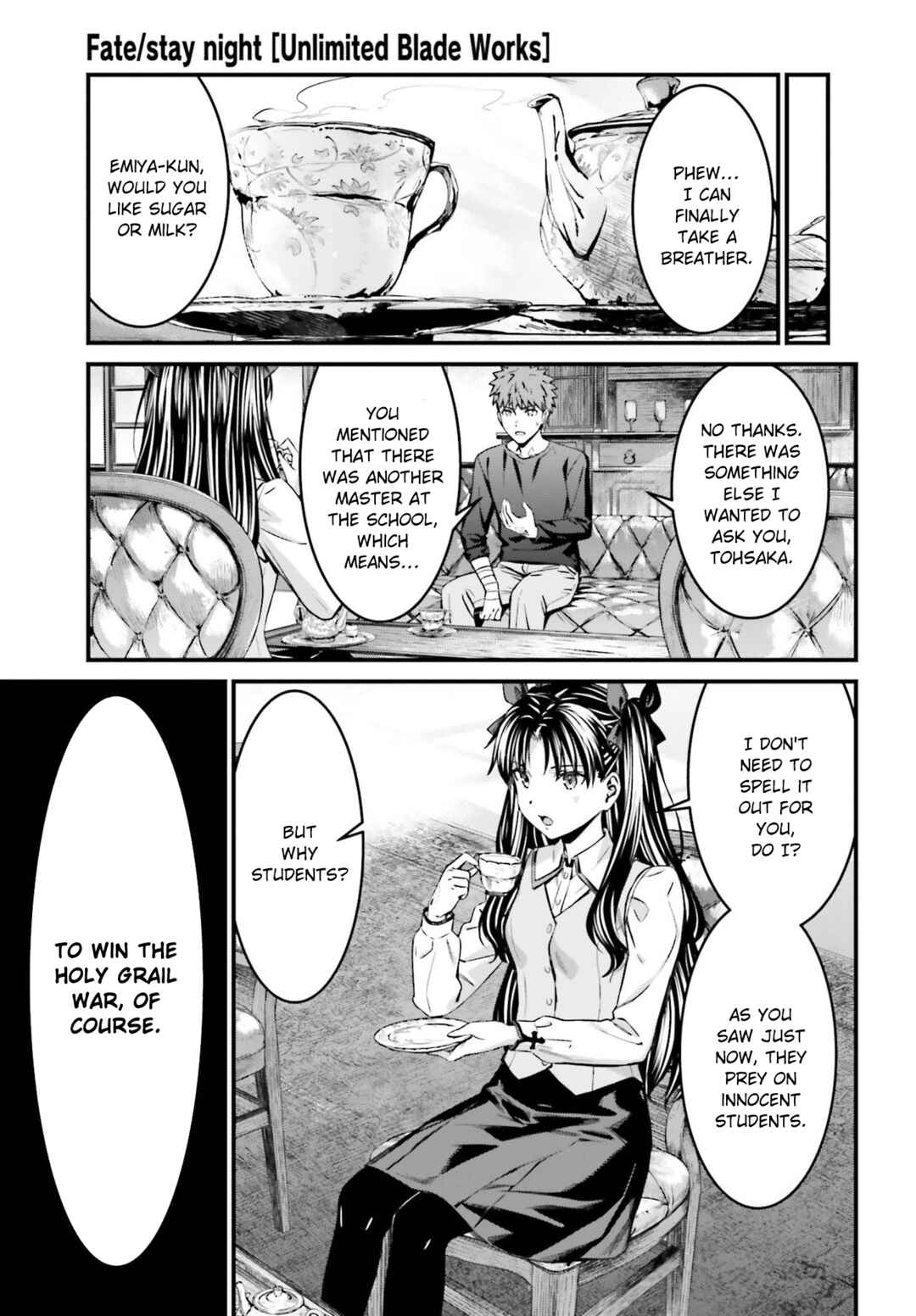Fate/stay night [Unlimited Blade Works] Chapter 14.2 - Page 4
