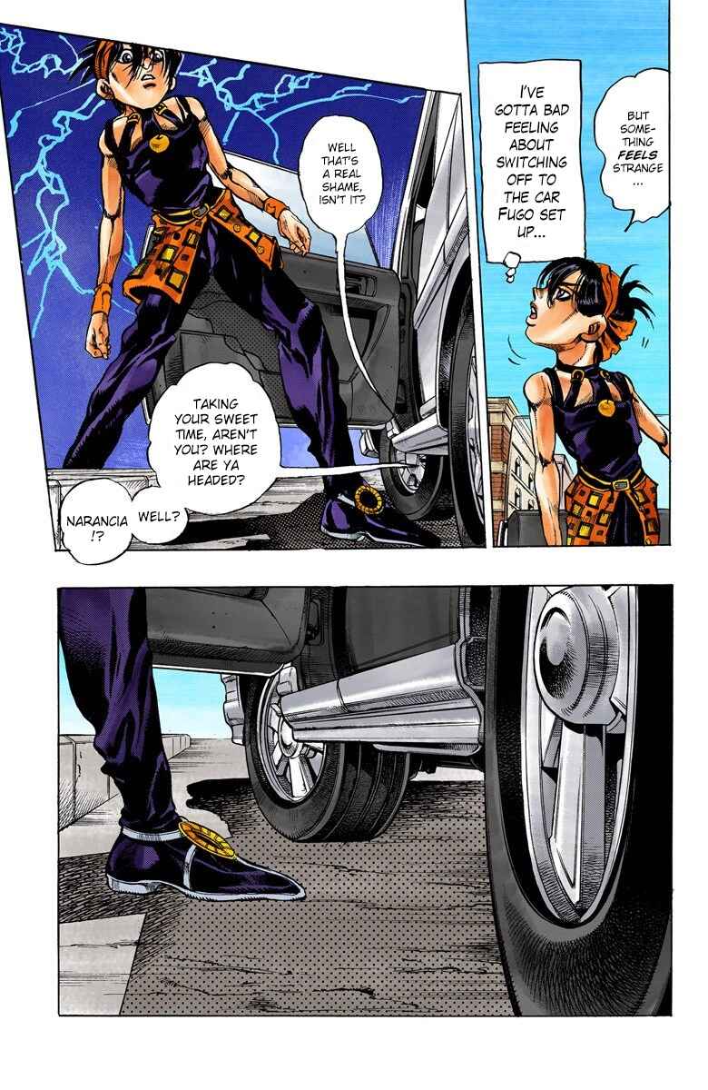JoJo no Kimyou na Bouken: Part 5 - Ougon no Kaze Color-ban Chapter 31 - Page 8
