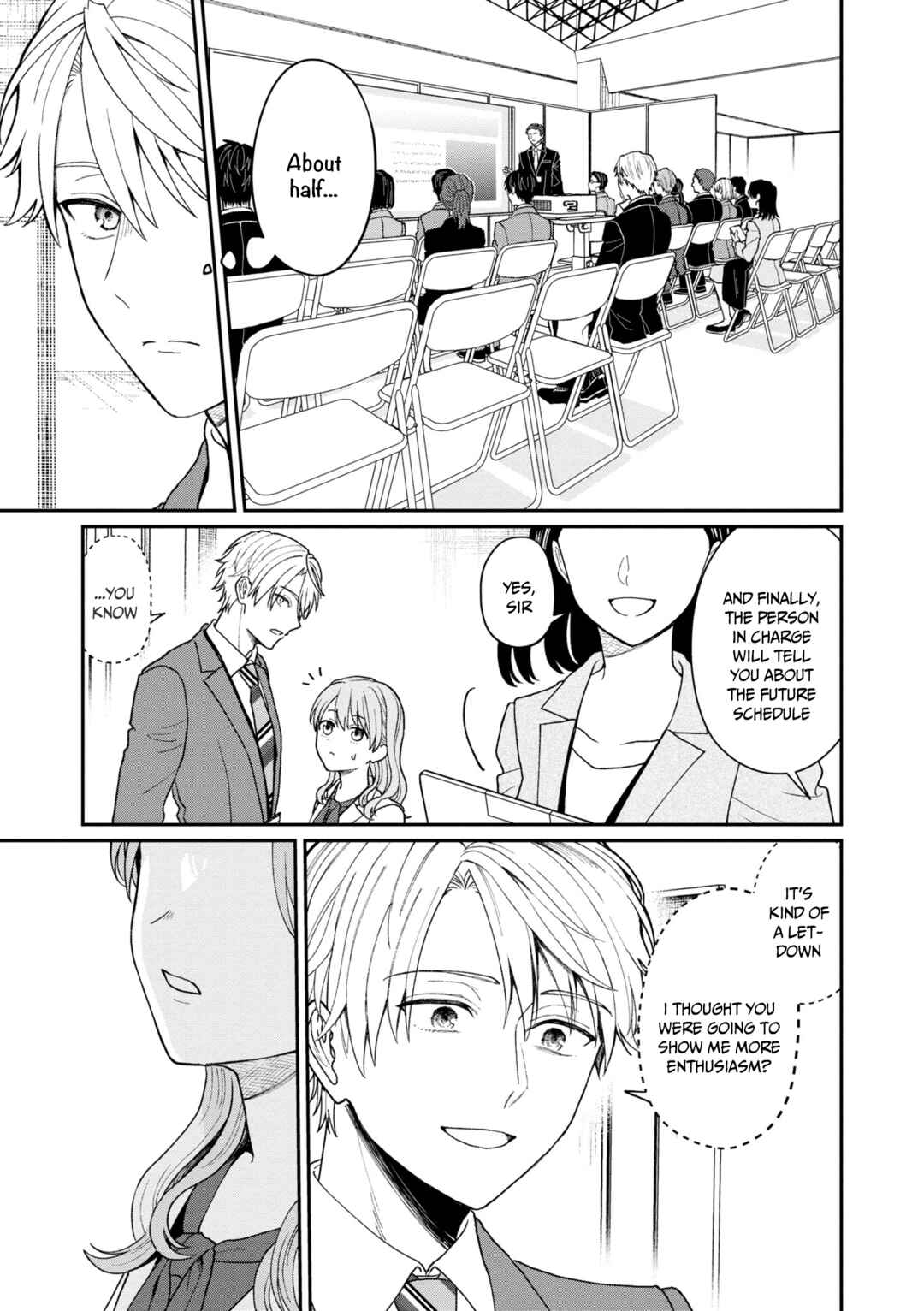 Kuuki ga "Yomeru" Shinnyuu Shain to Buaisou na Senpai Chapter 19 - Page 6