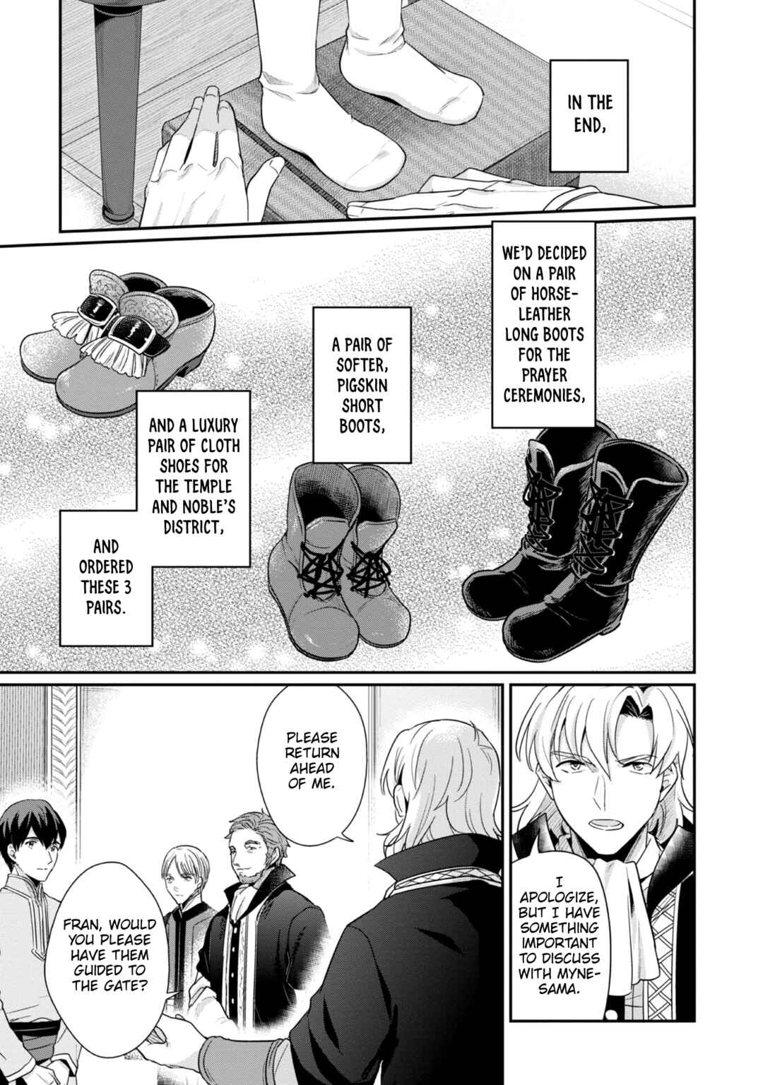 Honzuki no Gekokujou: Shisho ni Naru tame ni wa Shudan o Erandeiraremasen—Dai-2 Bu: Hon no Tamenara Miko ni Naru! Chapter 44 - Page 8