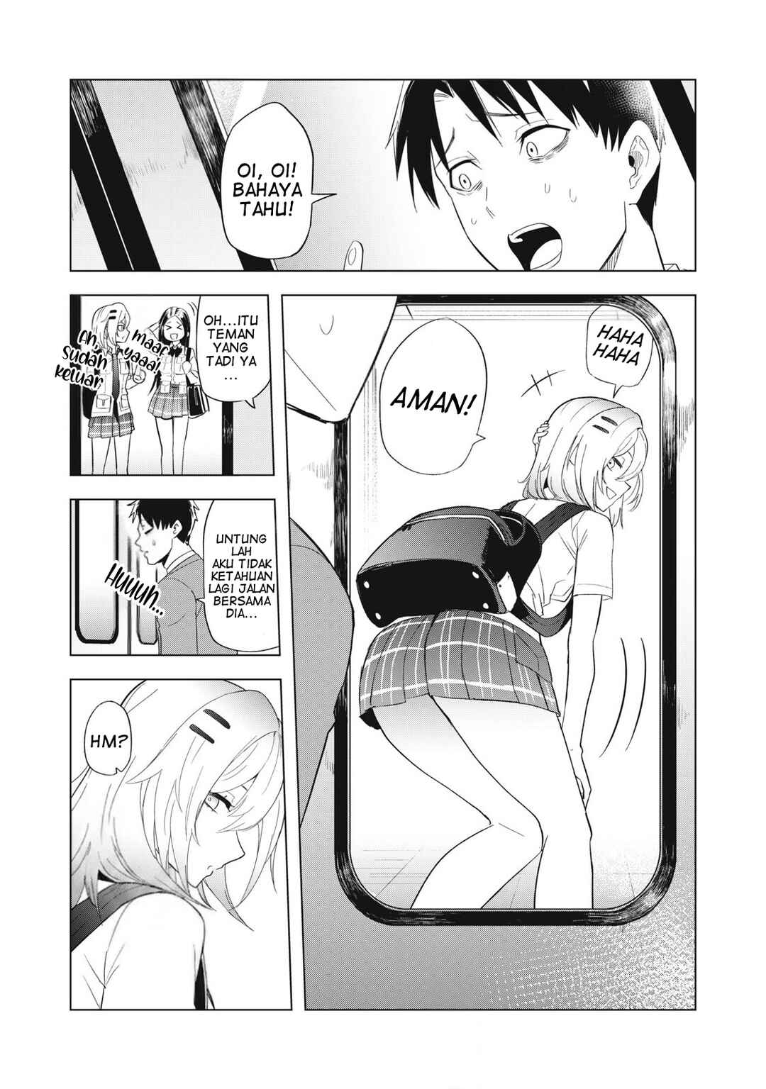 Asa no Tsuukin Densha de, Yatara to Hanashikakete Kuru Joshikousei. Chapter 9 - Page 17