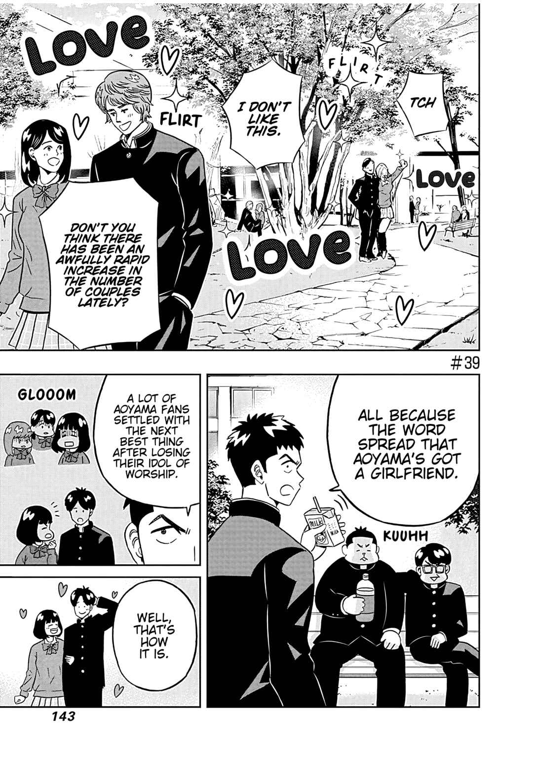 Keppeki Danshi! Aoyama-kun Chapter 39 - Page 1